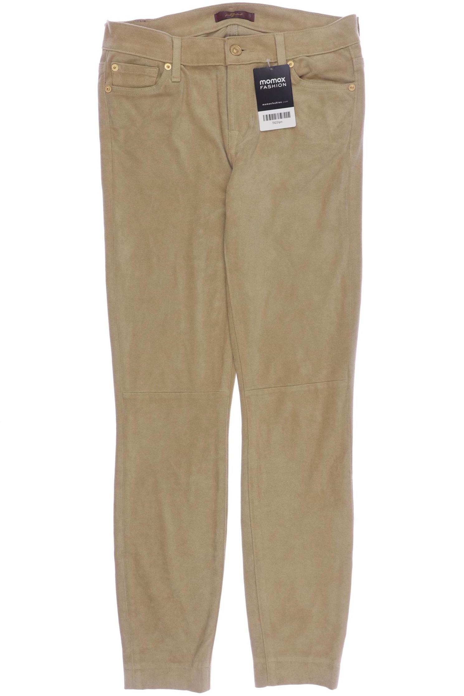 

7 for all mankind Damen Stoffhose, beige, Gr. 28