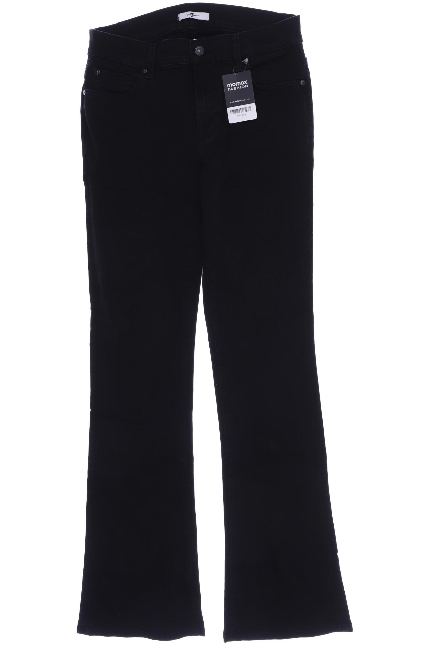 

7 for all mankind Damen Jeans, schwarz, Gr. 30
