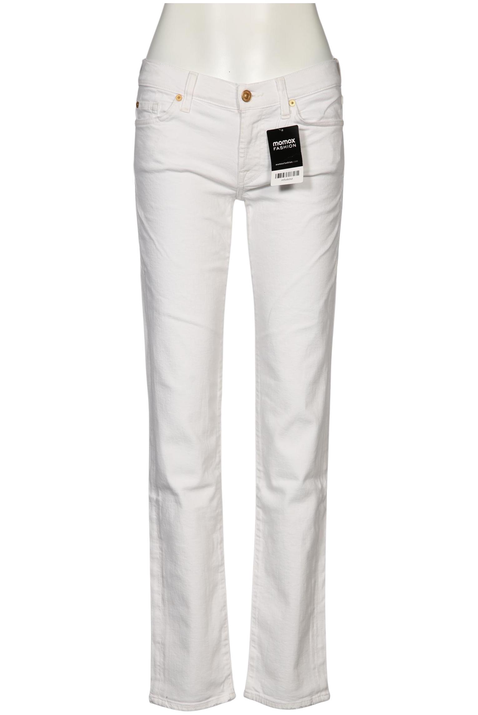 

7 for all mankind Damen Jeans, weiß, Gr. 28