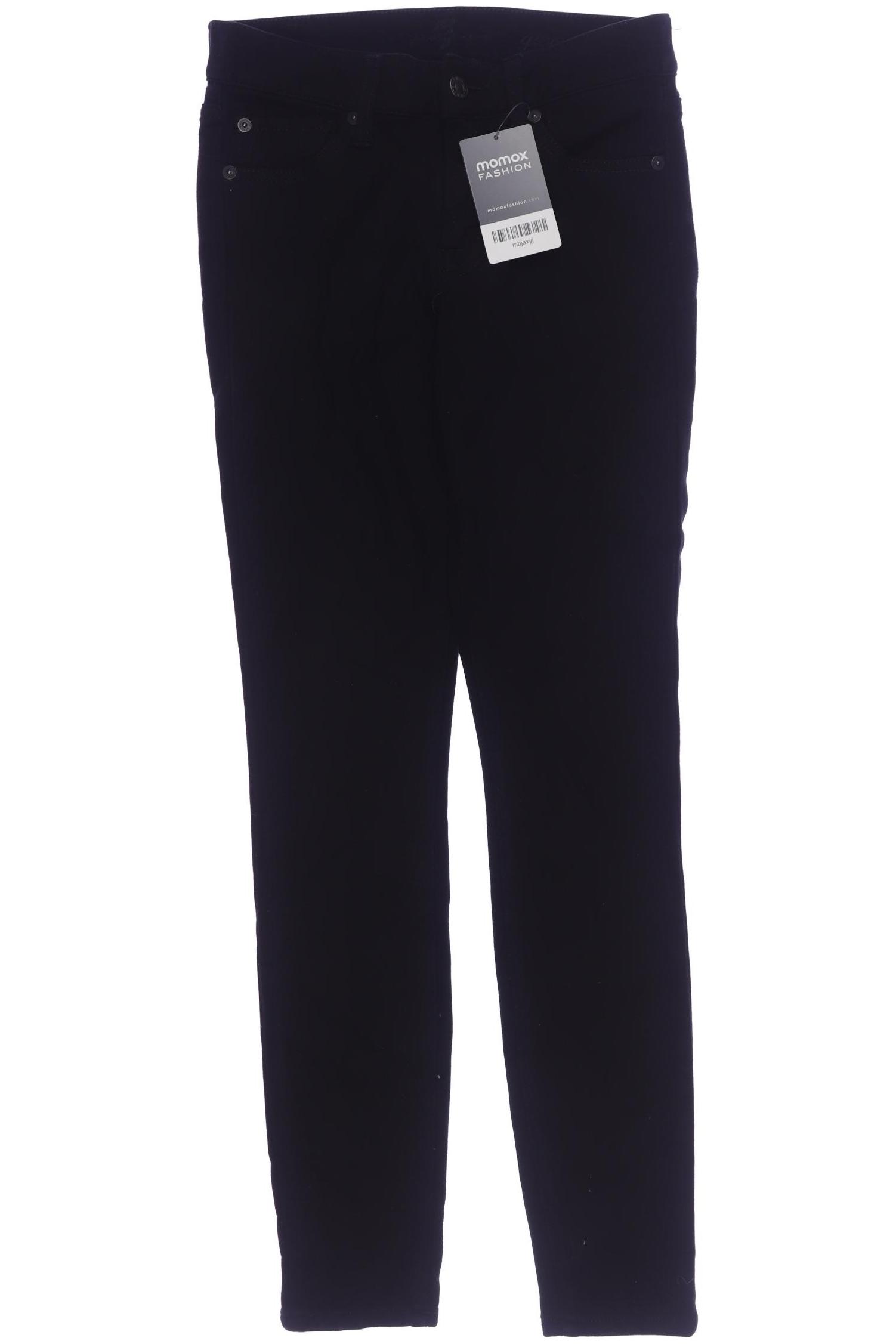 

7 for all mankind Damen Stoffhose, schwarz, Gr. 24