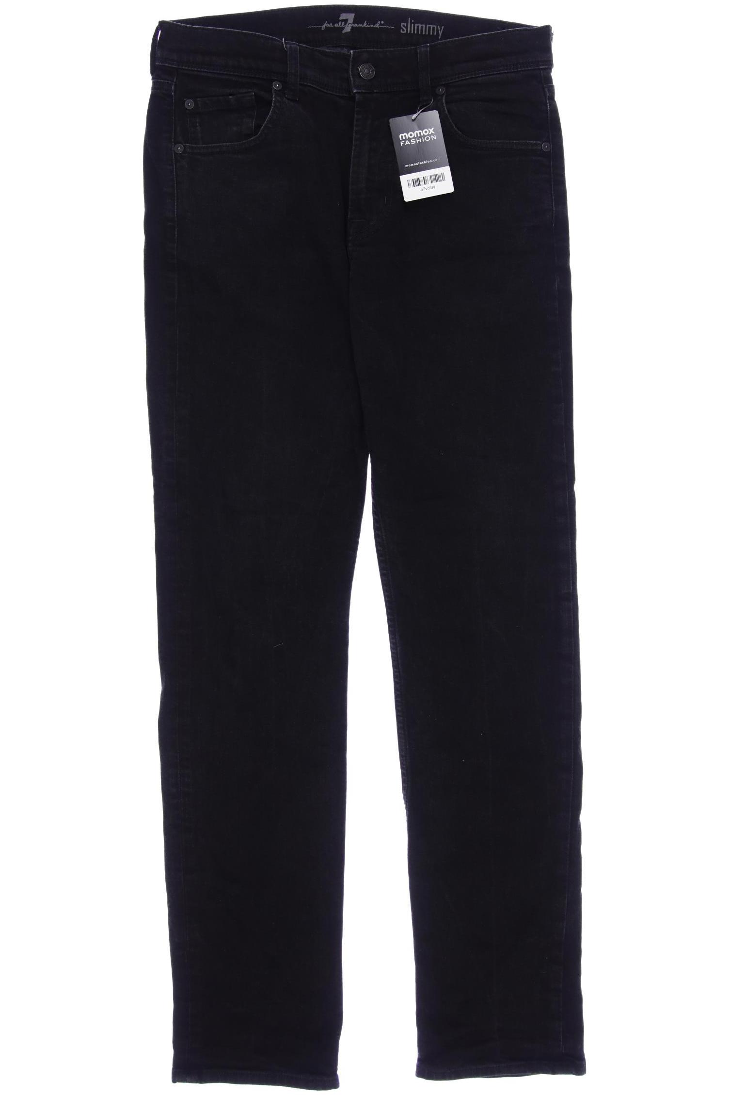 

7 for all mankind Herren Jeans, schwarz, Gr. 50