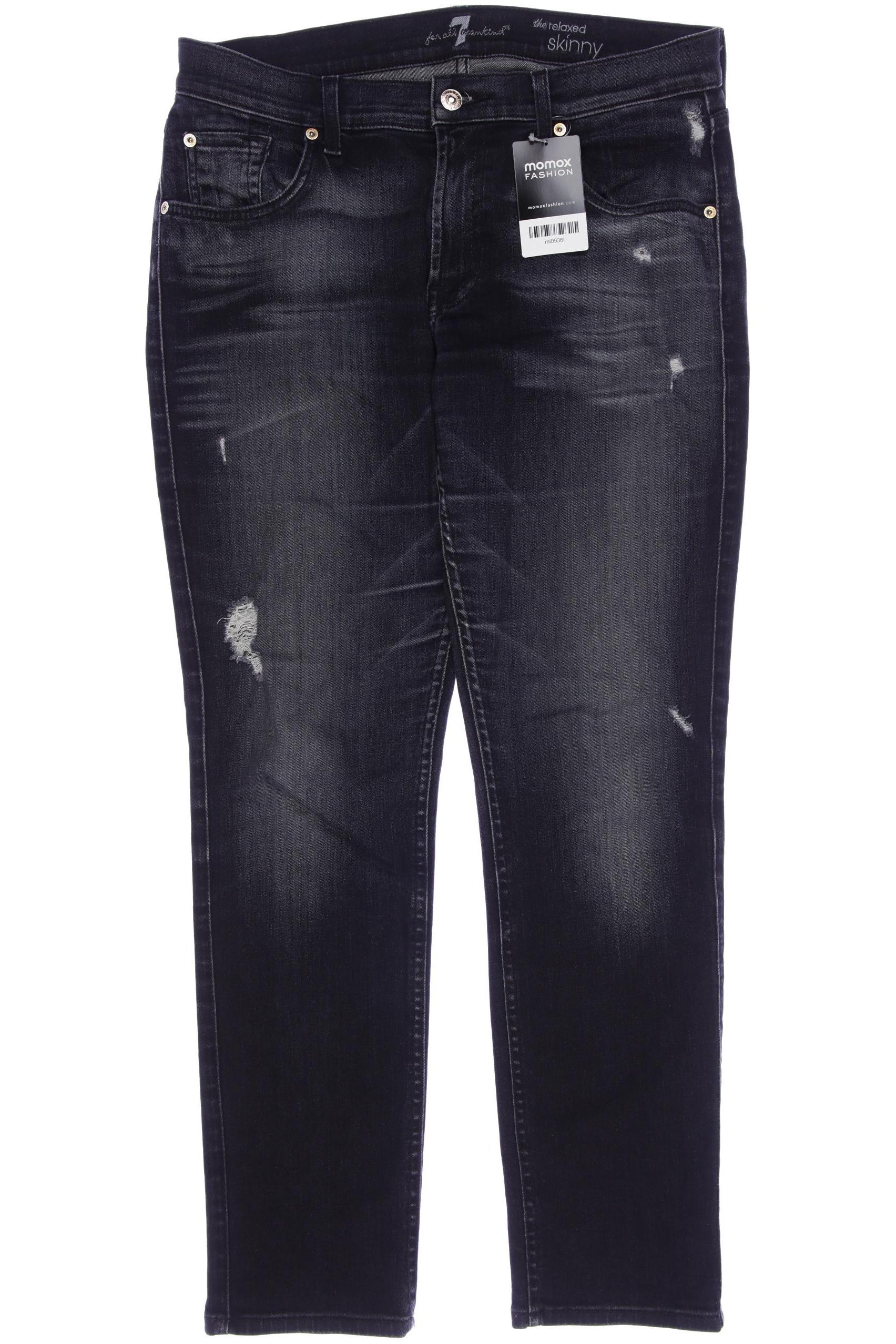 

7 for all mankind Damen Jeans, schwarz, Gr. 29