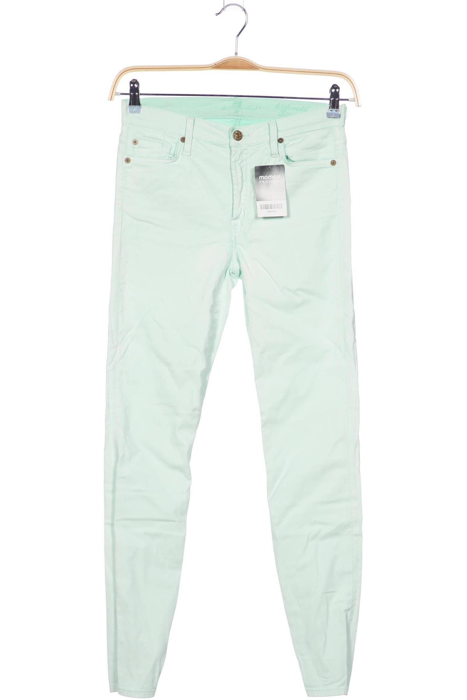 

7 for all mankind Damen Jeans, hellgrün, Gr. 28