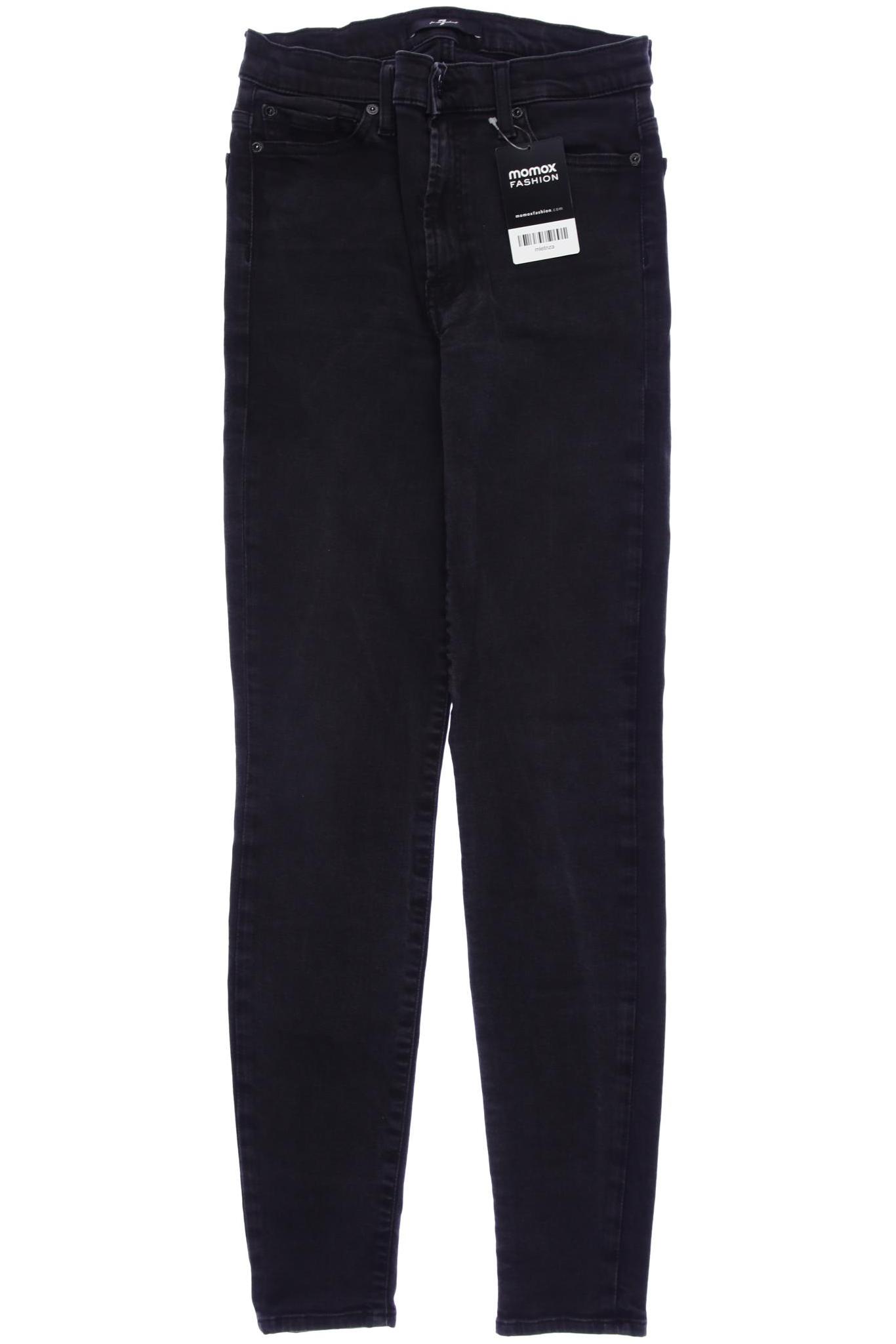 

7 for all mankind Damen Jeans, schwarz