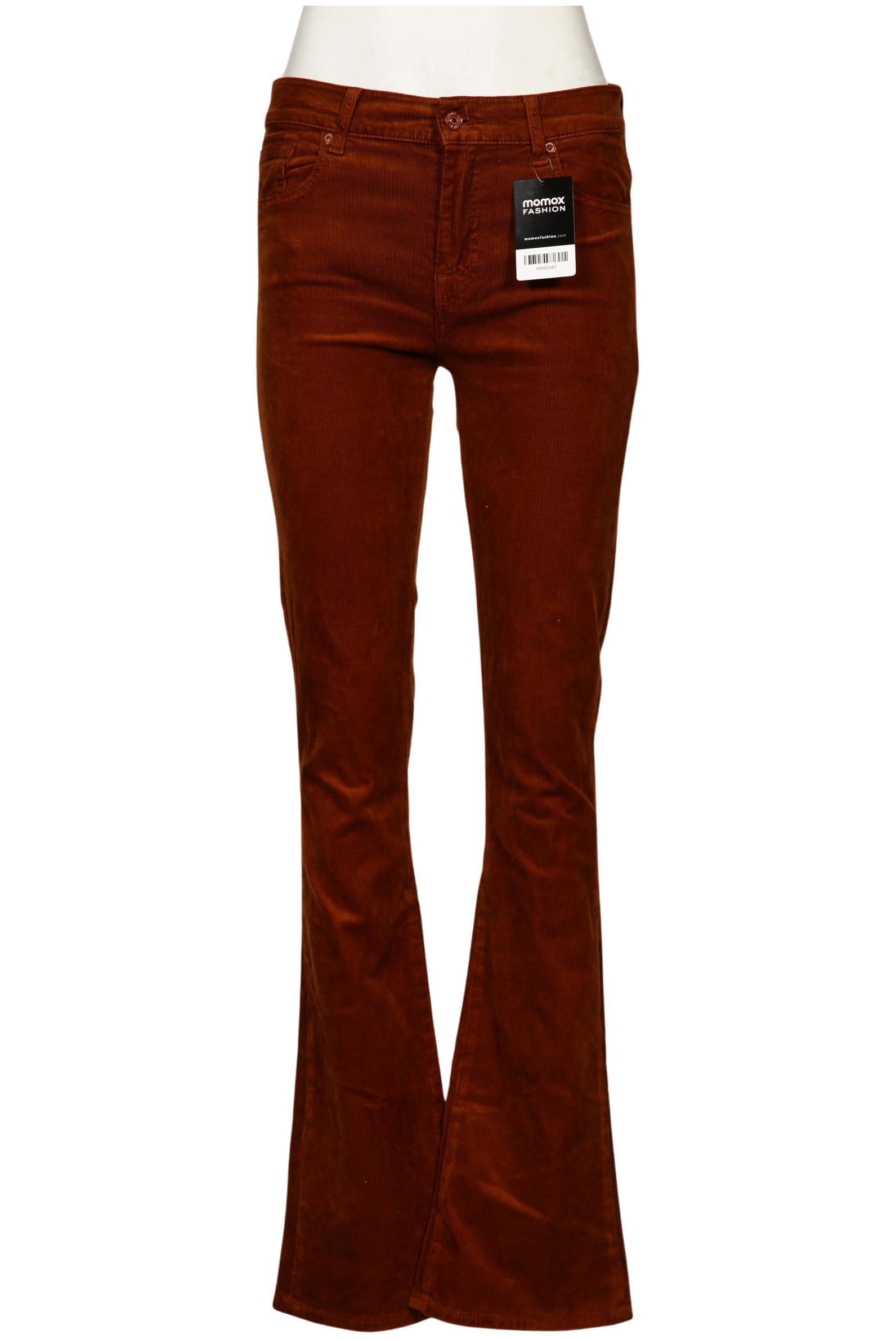 

7 for all mankind Damen Stoffhose, braun, Gr. 28