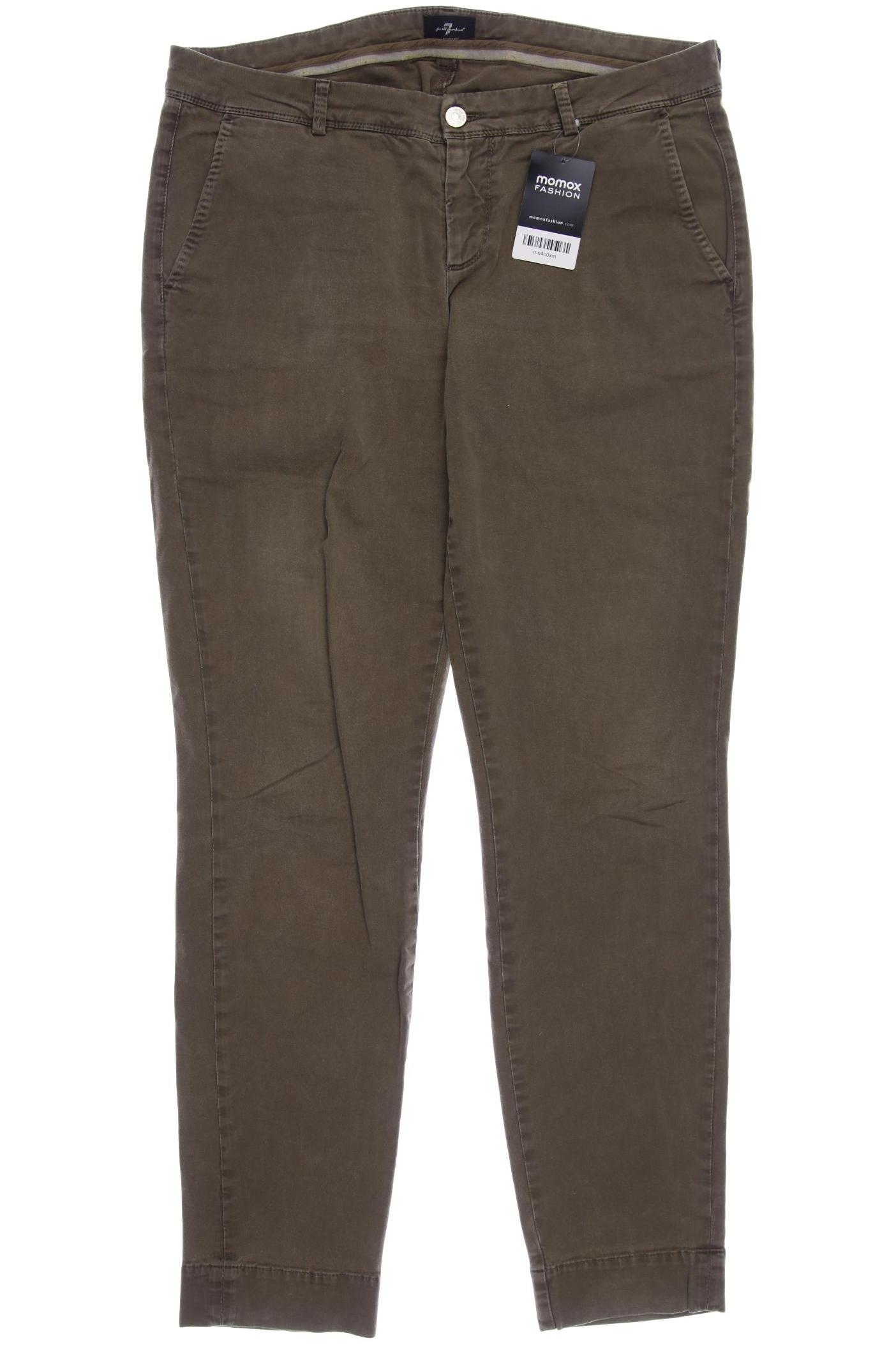 

7 for all mankind Damen Stoffhose, beige