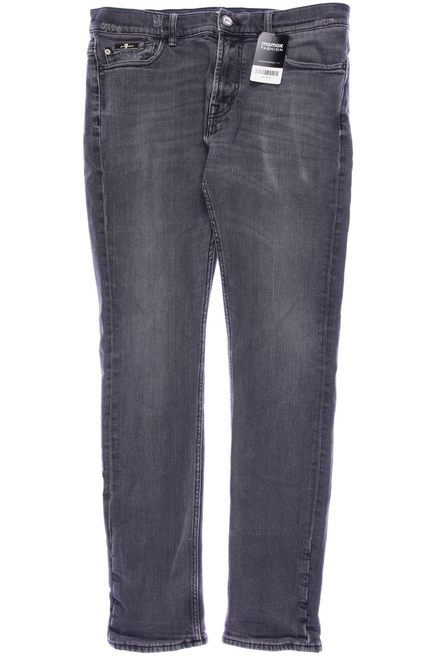 

7 for all mankind Herren Jeans, grau, Gr. 34