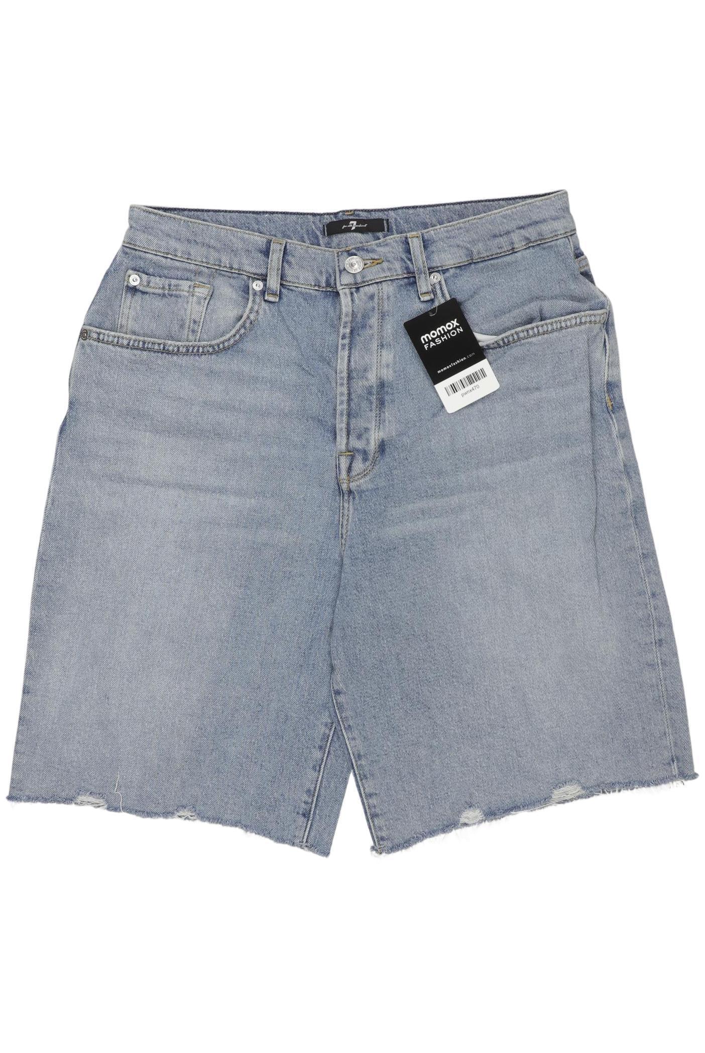 

7 for all mankind Damen Shorts, hellblau, Gr. 30