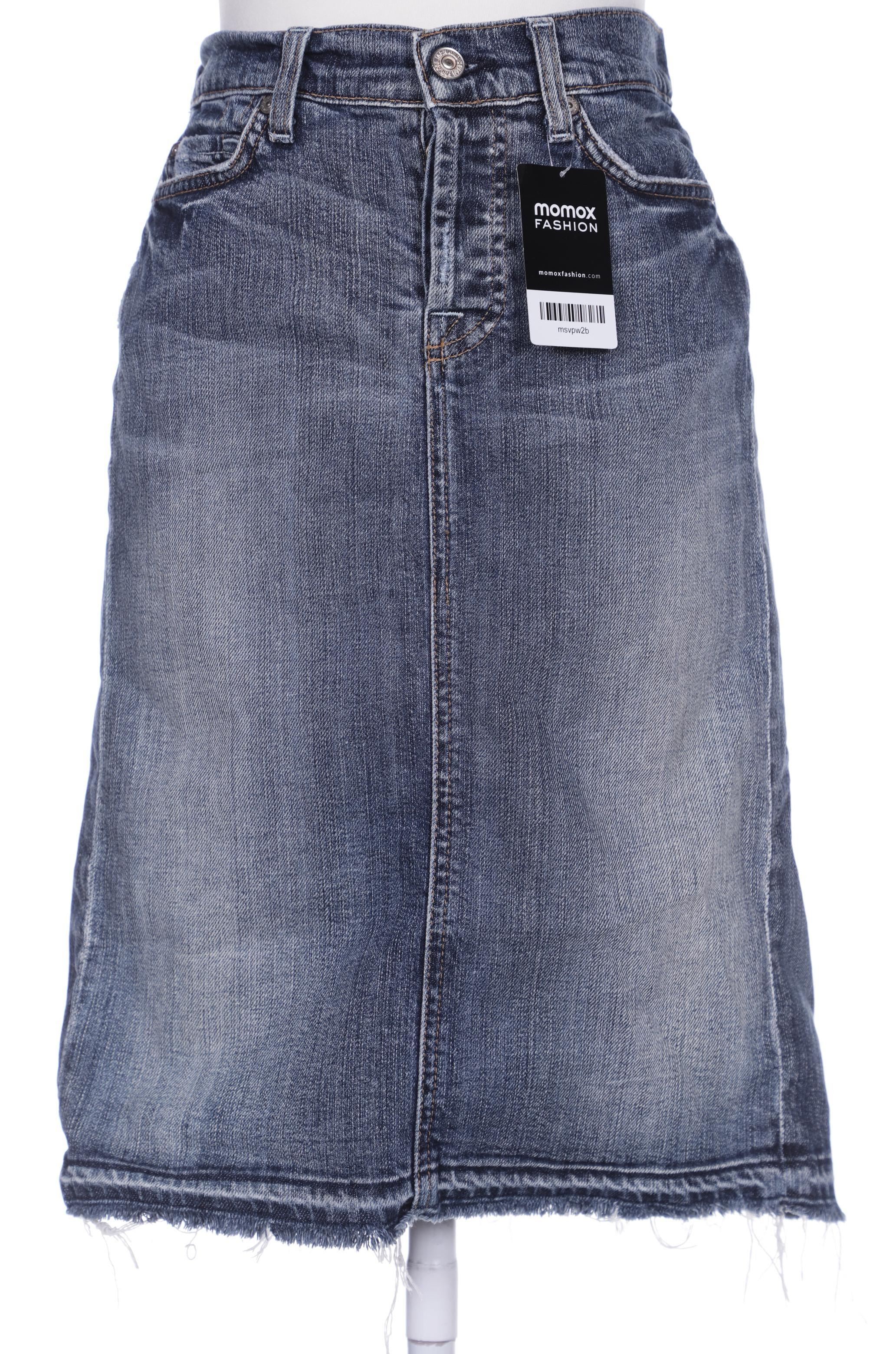 

7 for all mankind Damen Rock, blau