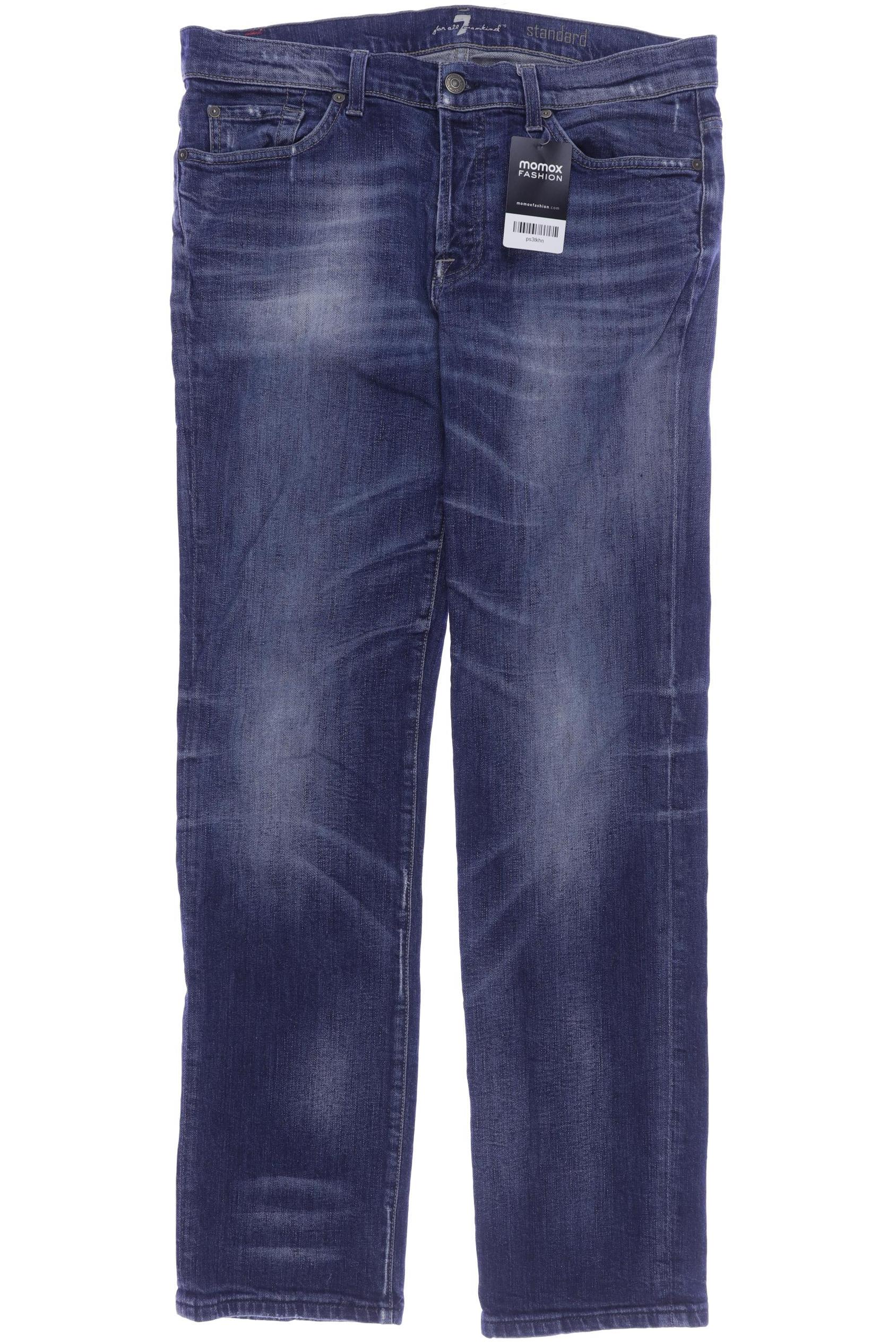 

7 for all mankind Herren Jeans, blau, Gr. 34