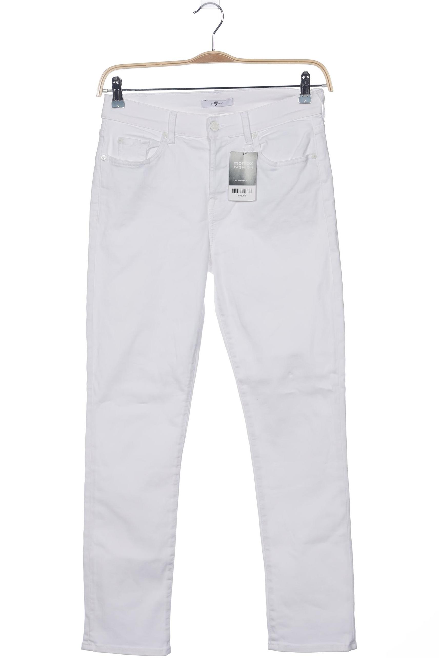 

7 for all mankind Damen Jeans, weiß, Gr. 28