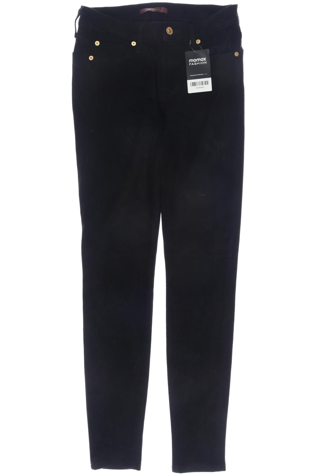 

7 for all mankind Damen Stoffhose, schwarz, Gr. 27