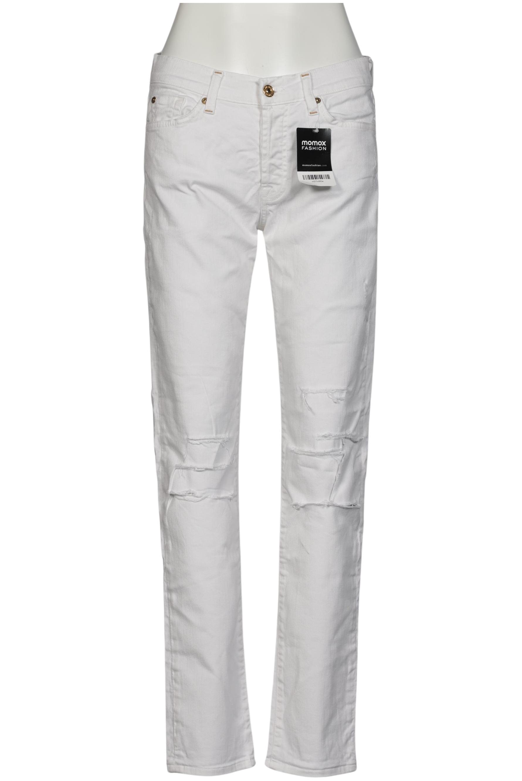 

7 for all mankind Damen Jeans, weiß, Gr. 28