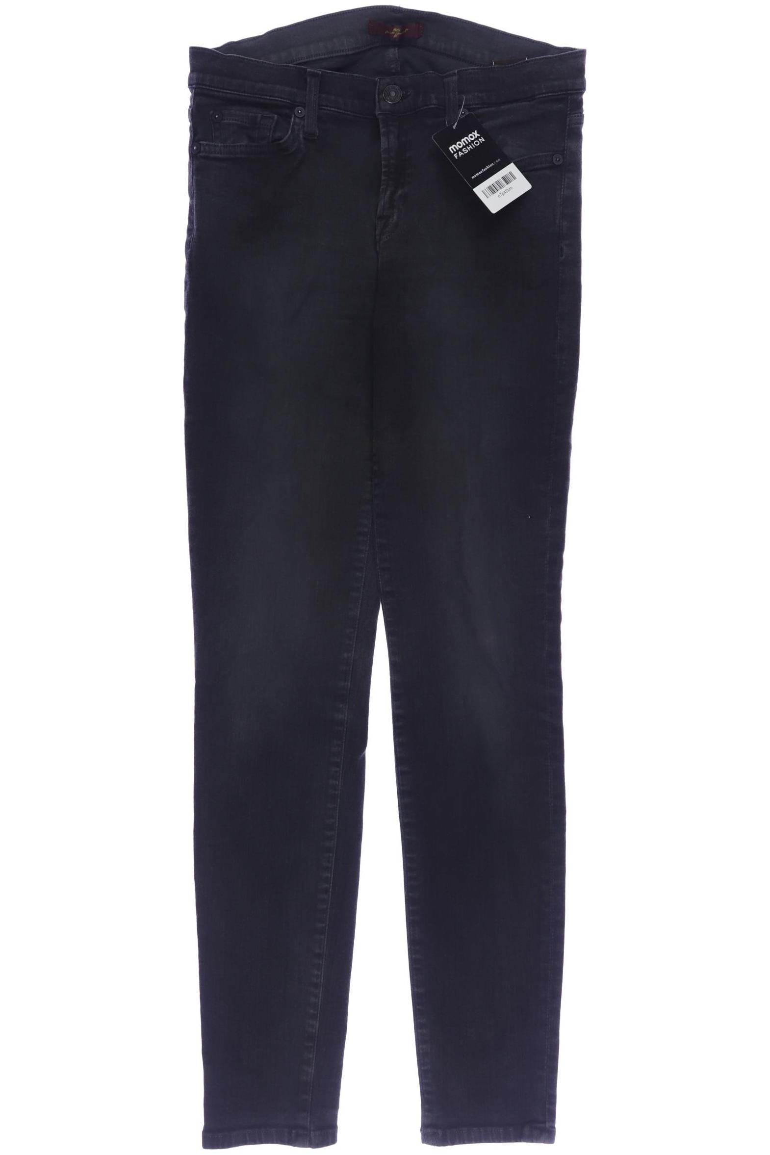 

7 for all mankind Damen Jeans, schwarz, Gr. 28