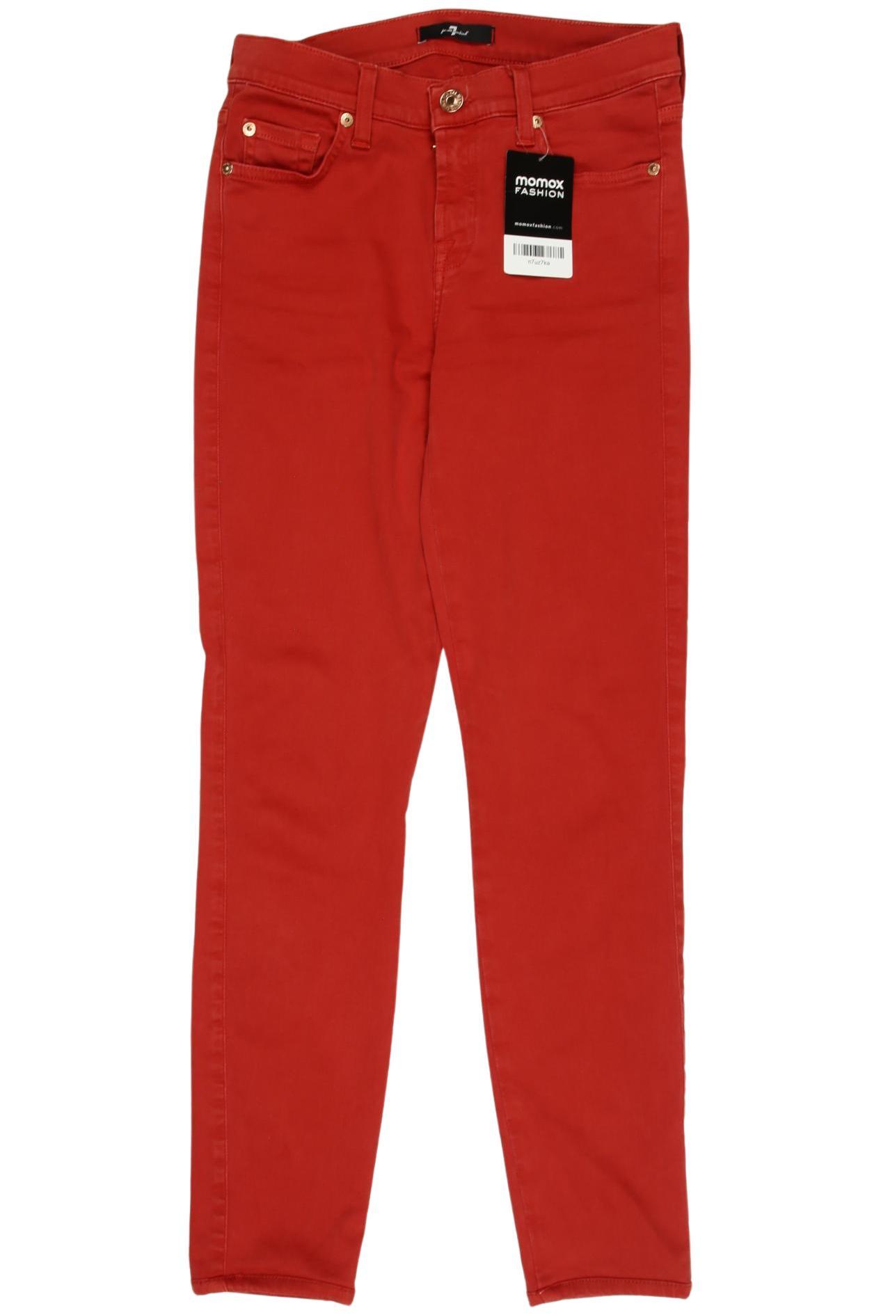 

7 for all mankind Damen Jeans, rot, Gr. 26