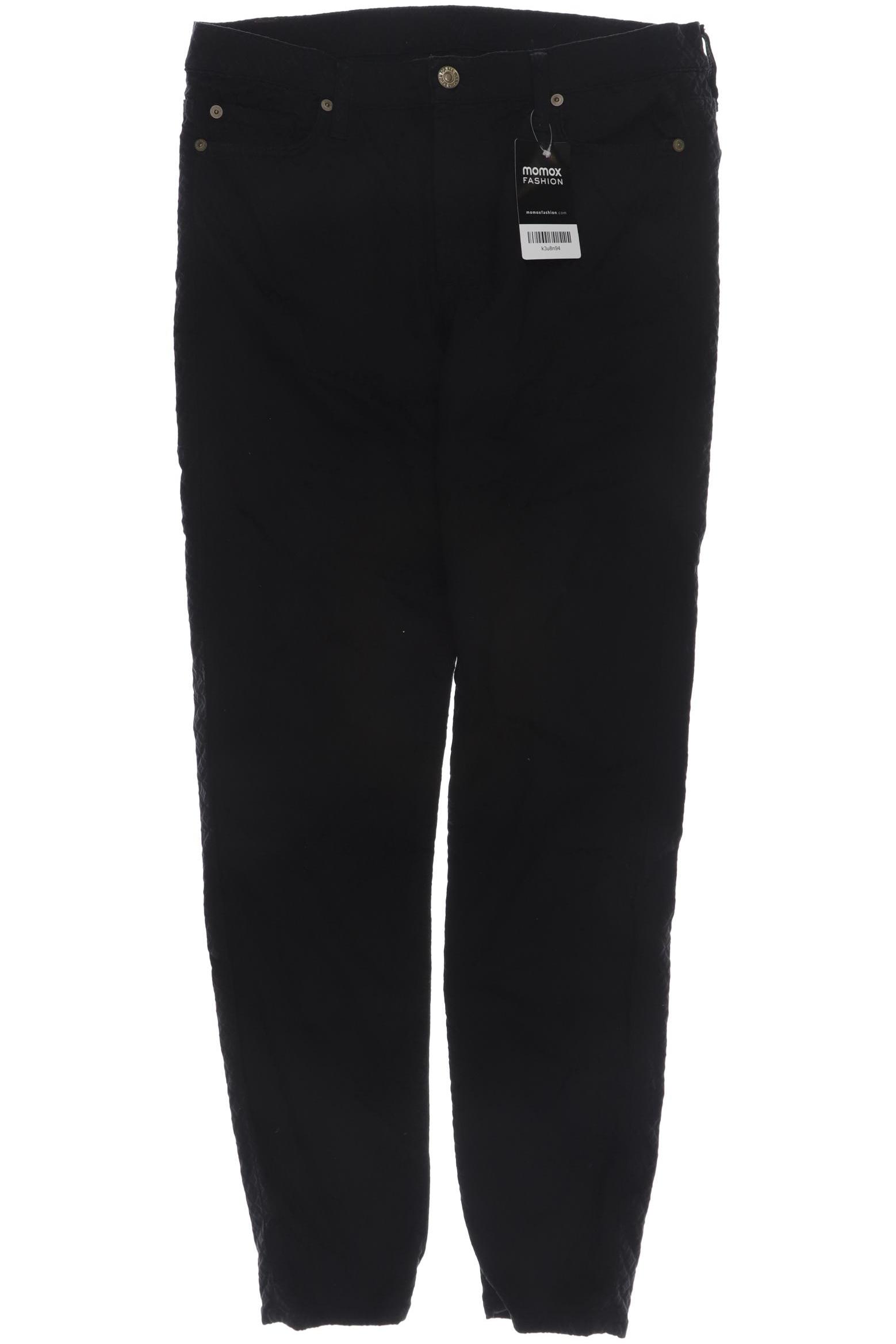 

7 for all mankind Damen Stoffhose, schwarz