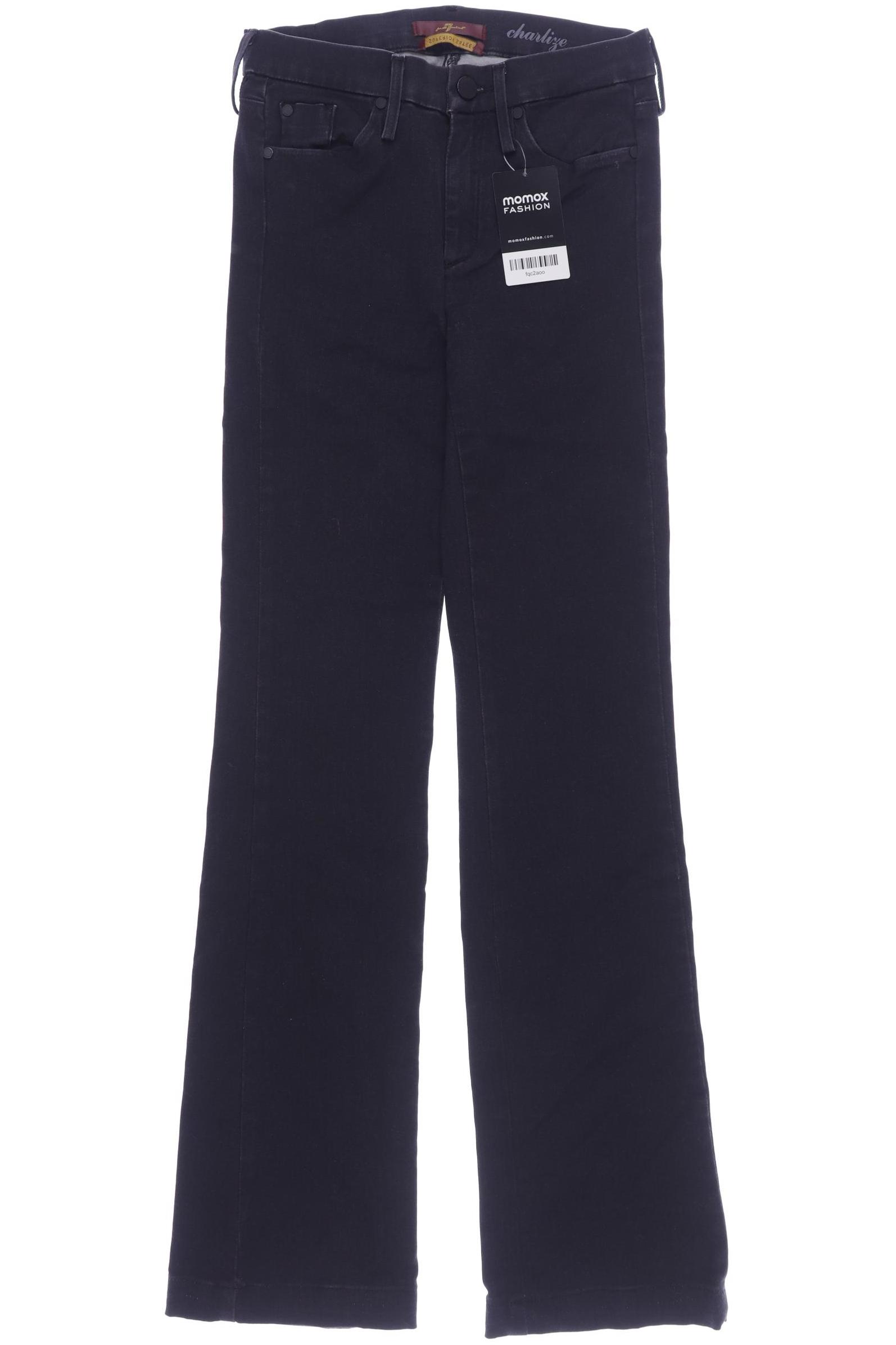 

7 for all mankind Damen Jeans, schwarz