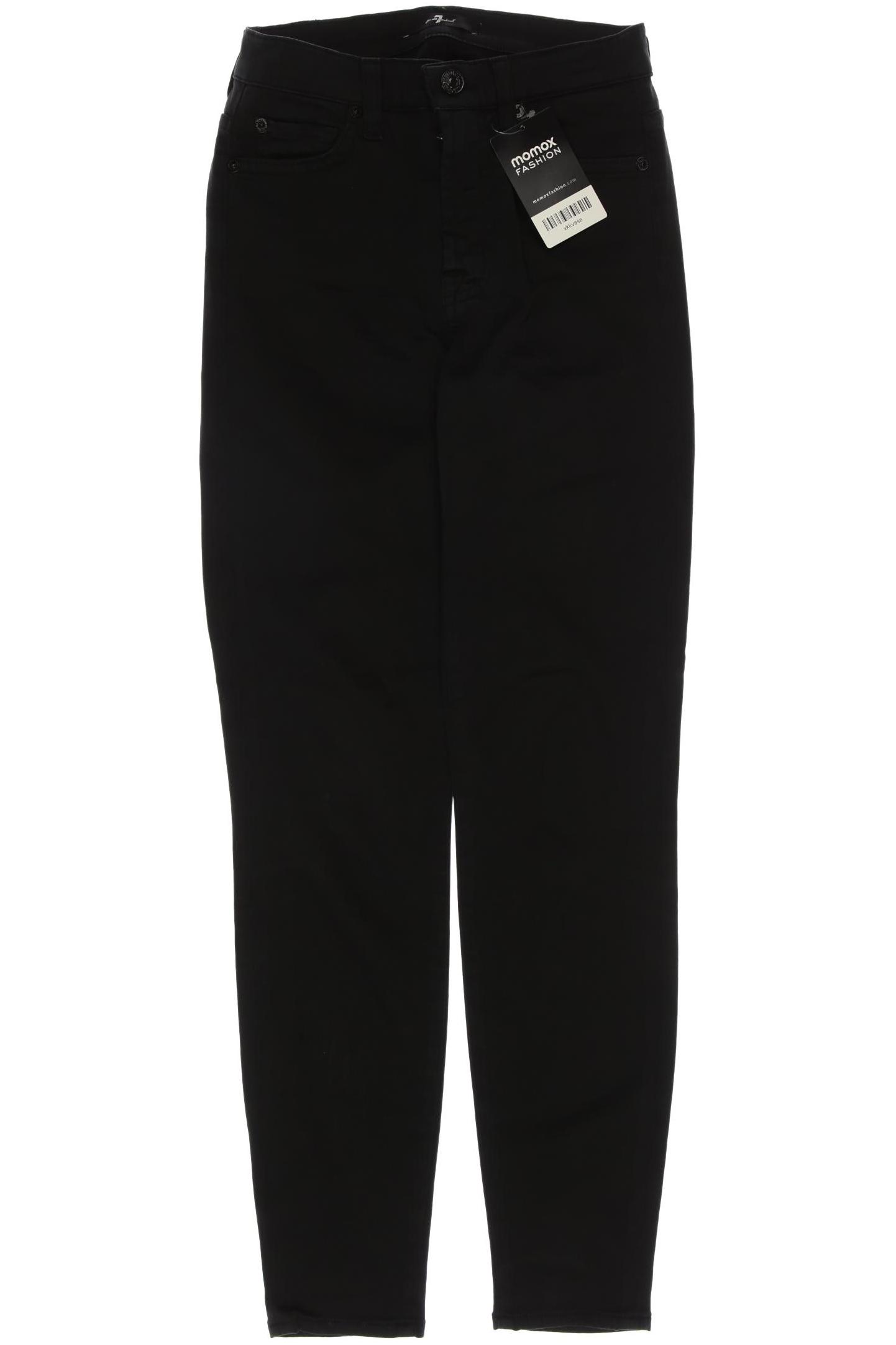 

7 for all mankind Damen Jeans, schwarz