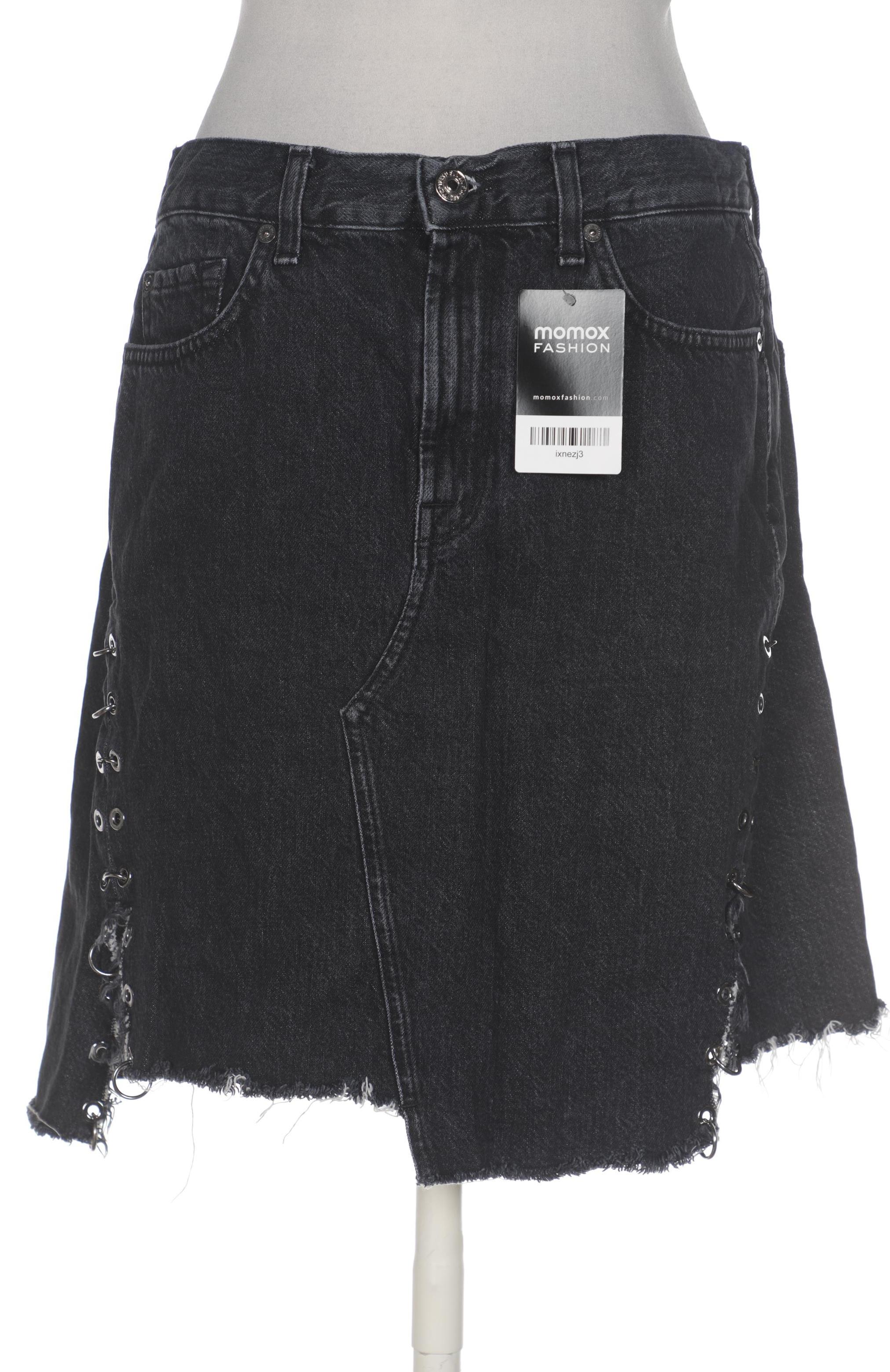 

7 for all mankind Damen Rock, schwarz, Gr. 29