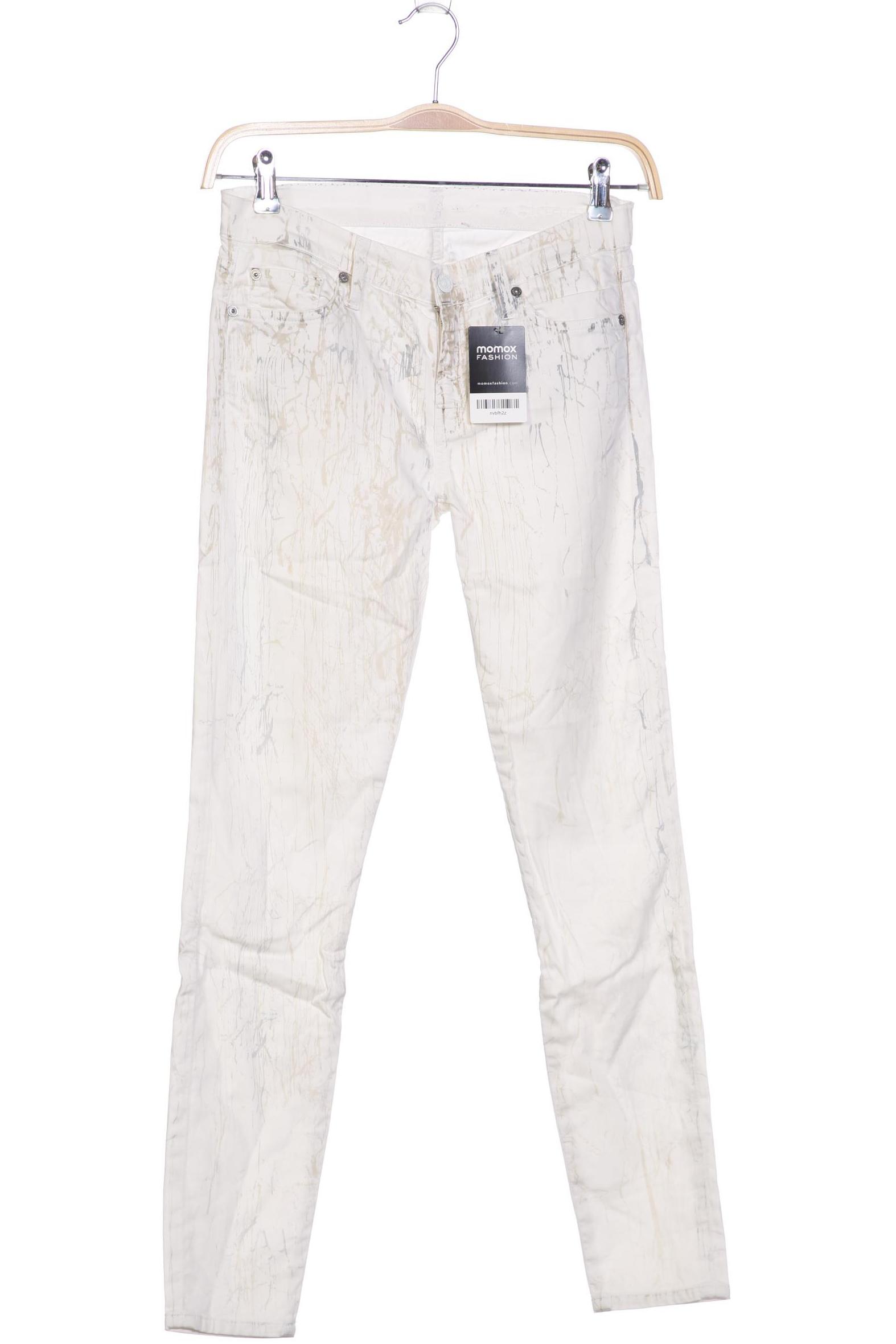 

7 for all mankind Damen Stoffhose, weiß
