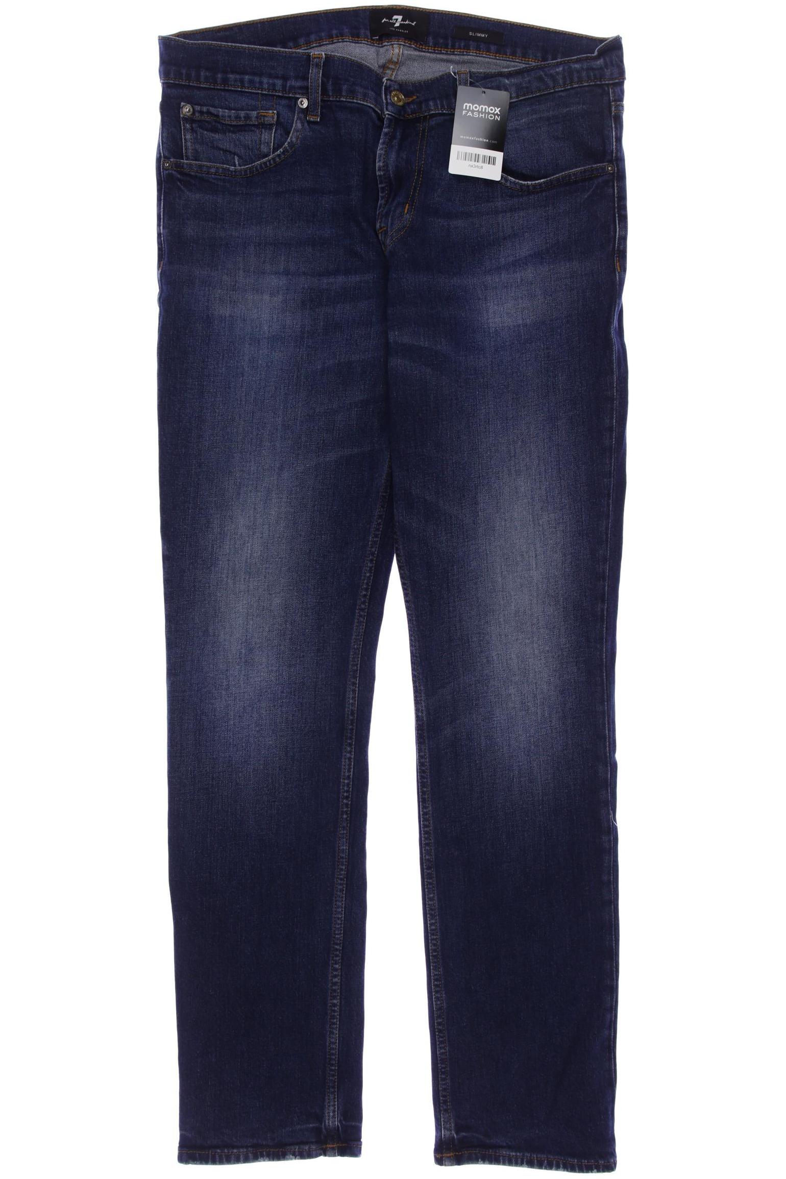 

7 for all mankind Herren Jeans, marineblau, Gr. 34