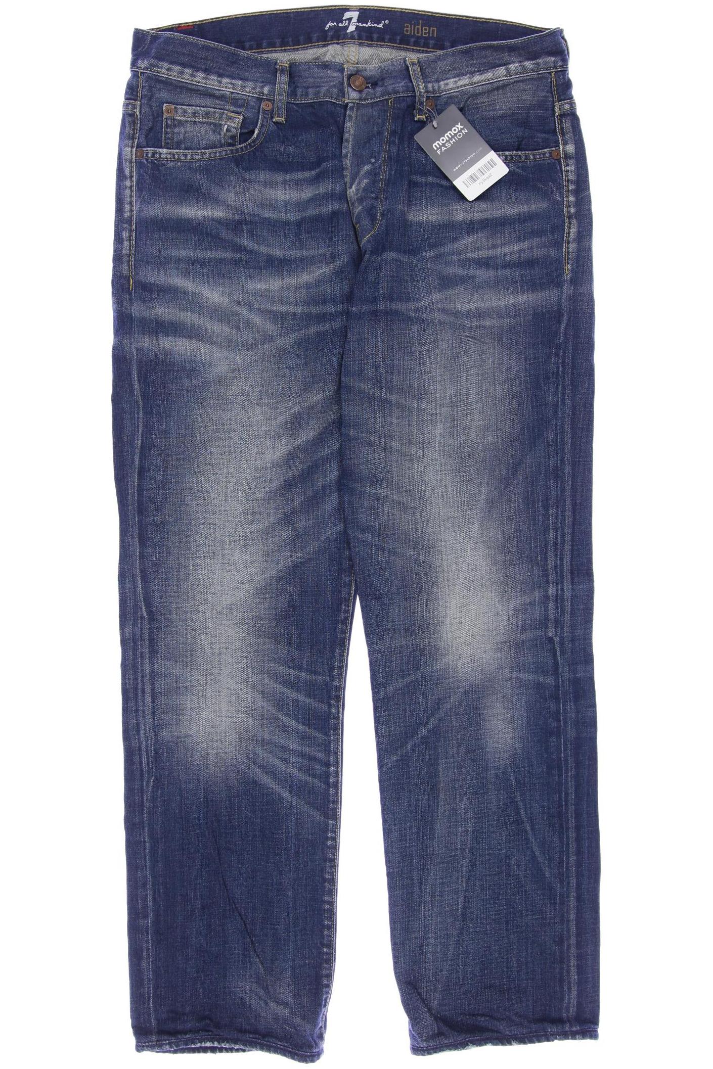 

7 for all mankind Herren Jeans, blau