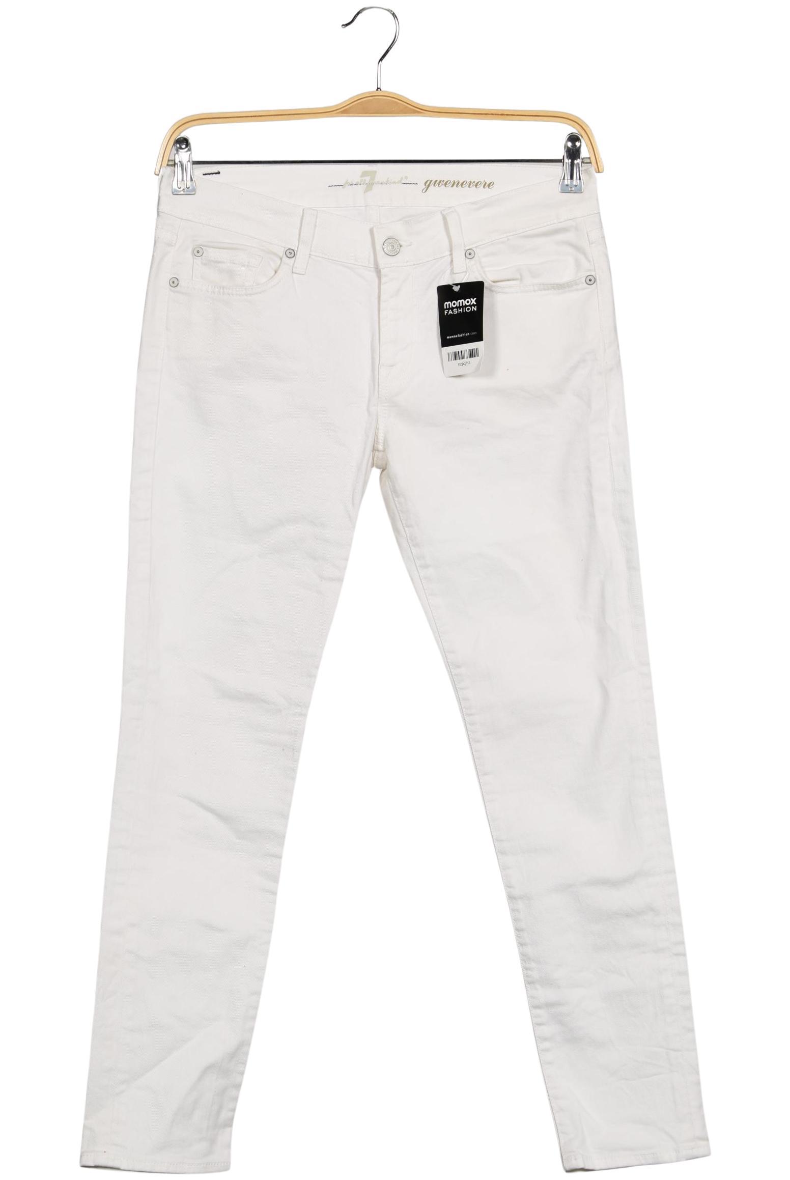 

7 for all mankind Damen Jeans, weiß, Gr. 30