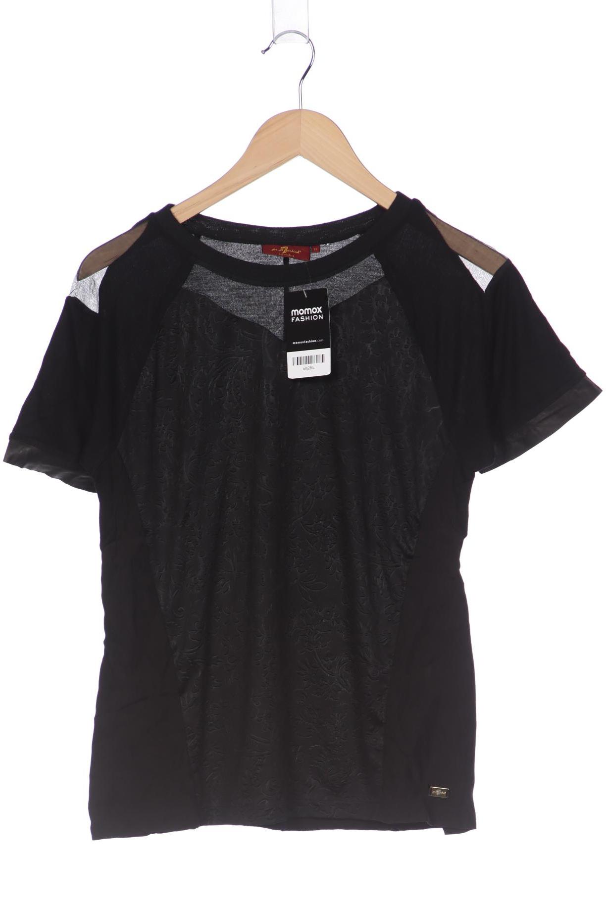 

7 for all mankind Damen T-Shirt, schwarz