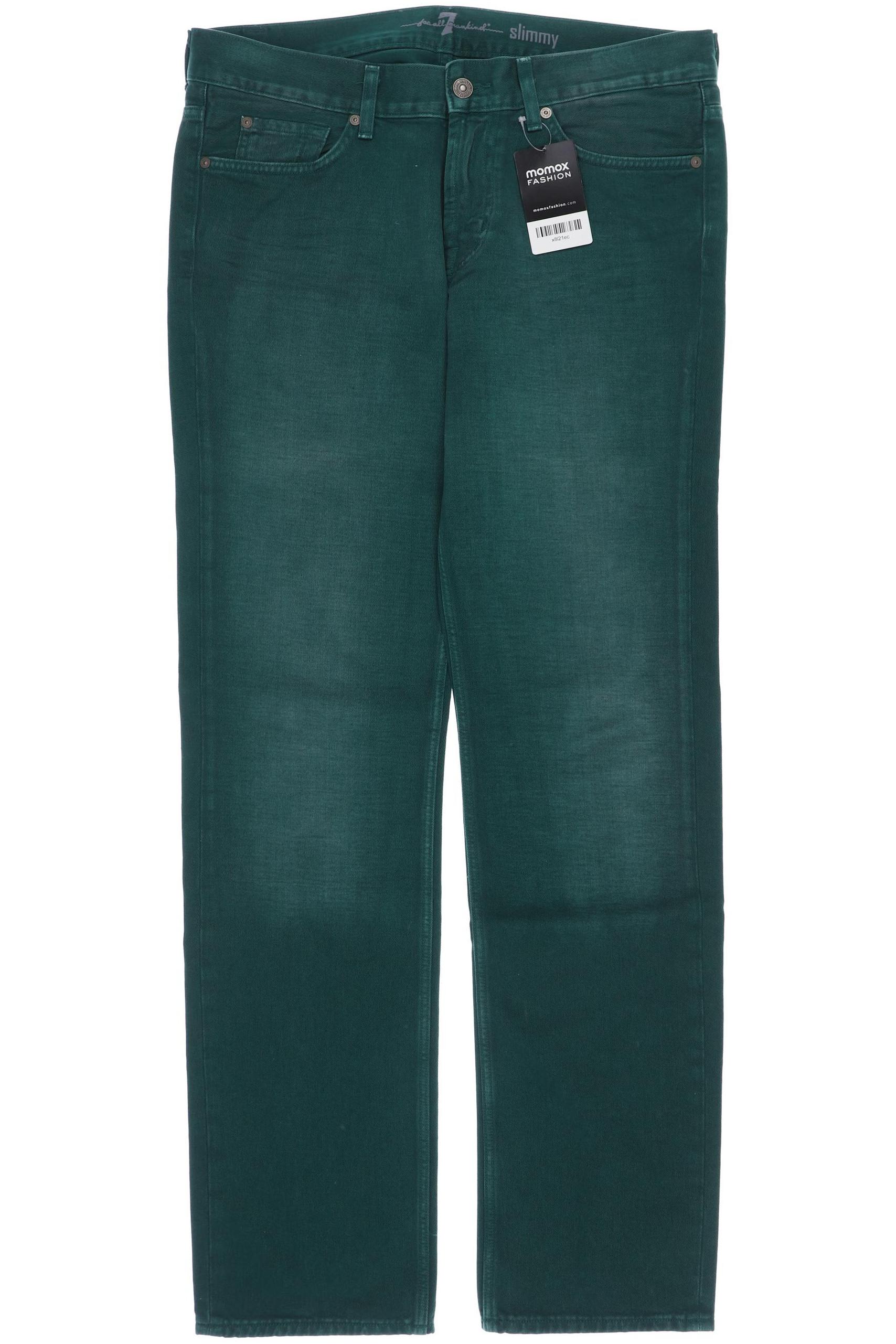 

7 for all mankind Herren Jeans, grün