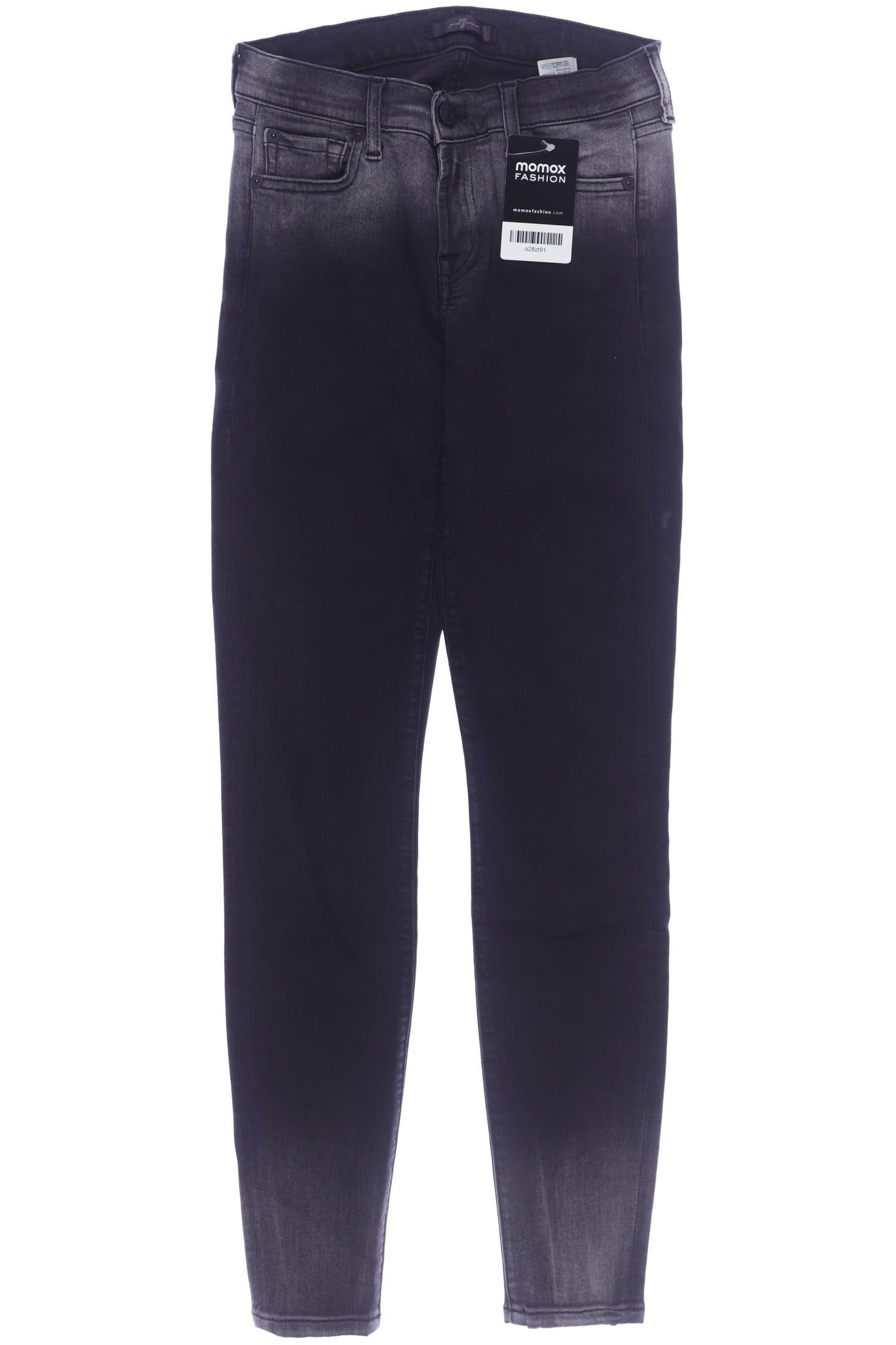 

7 for all mankind Damen Jeans, schwarz, Gr. 25