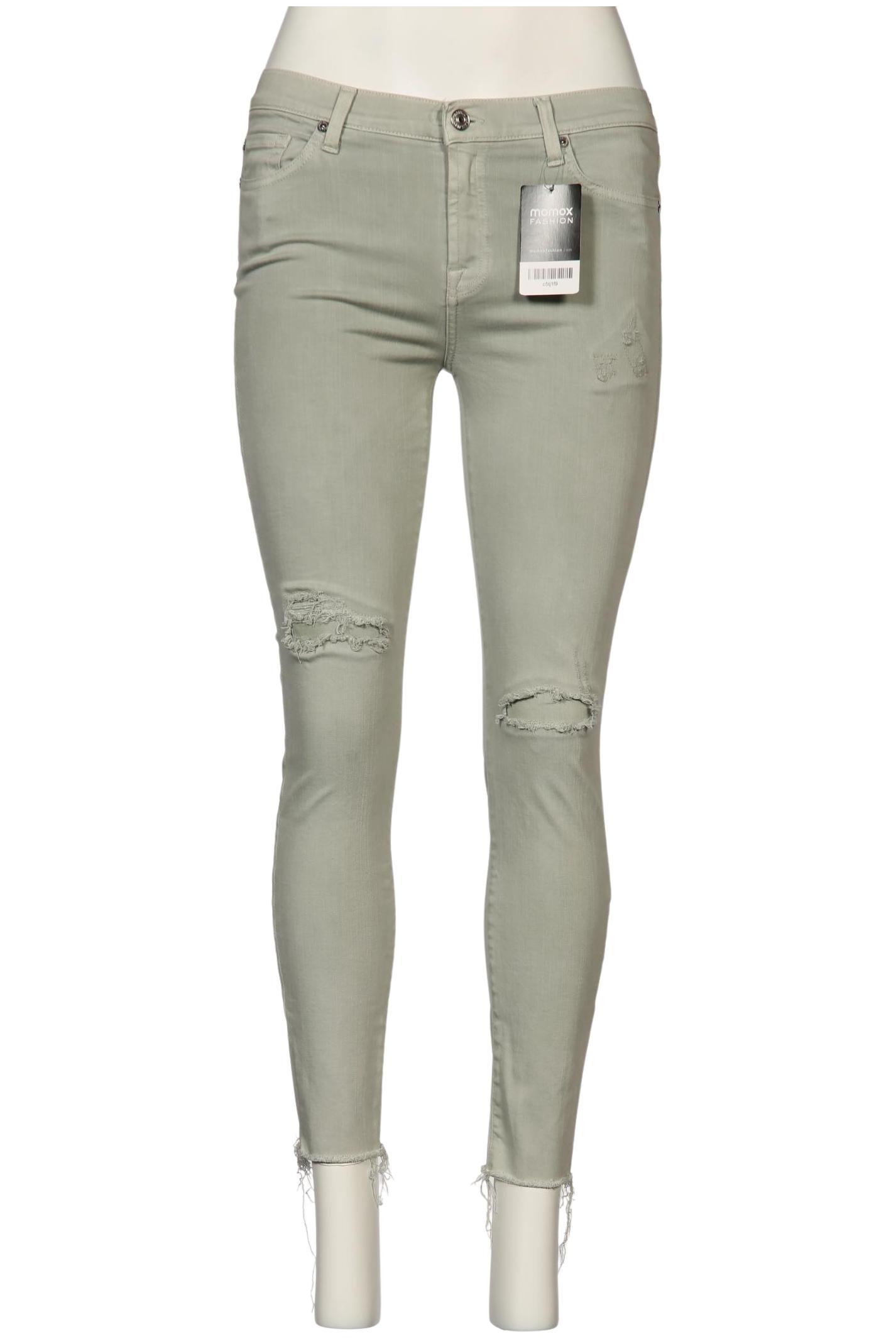 

7 for all mankind Damen Jeans, hellgrün, Gr. 31