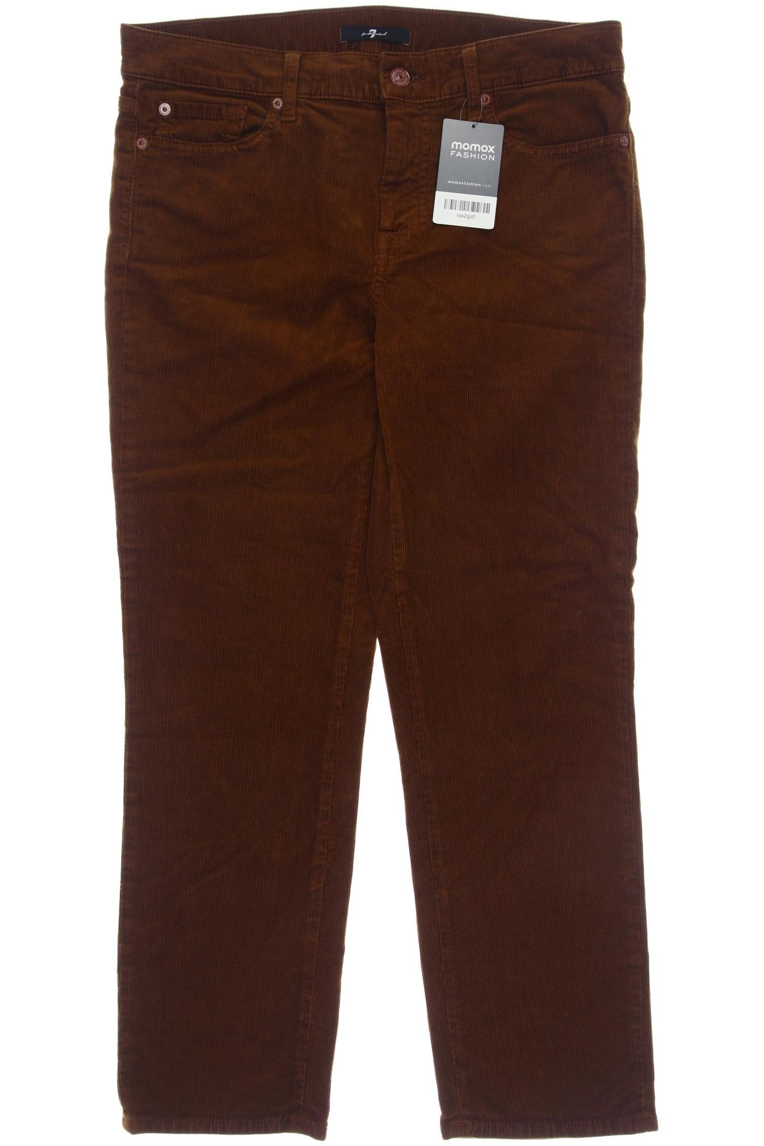 

7 for all mankind Damen Stoffhose, braun, Gr. 29