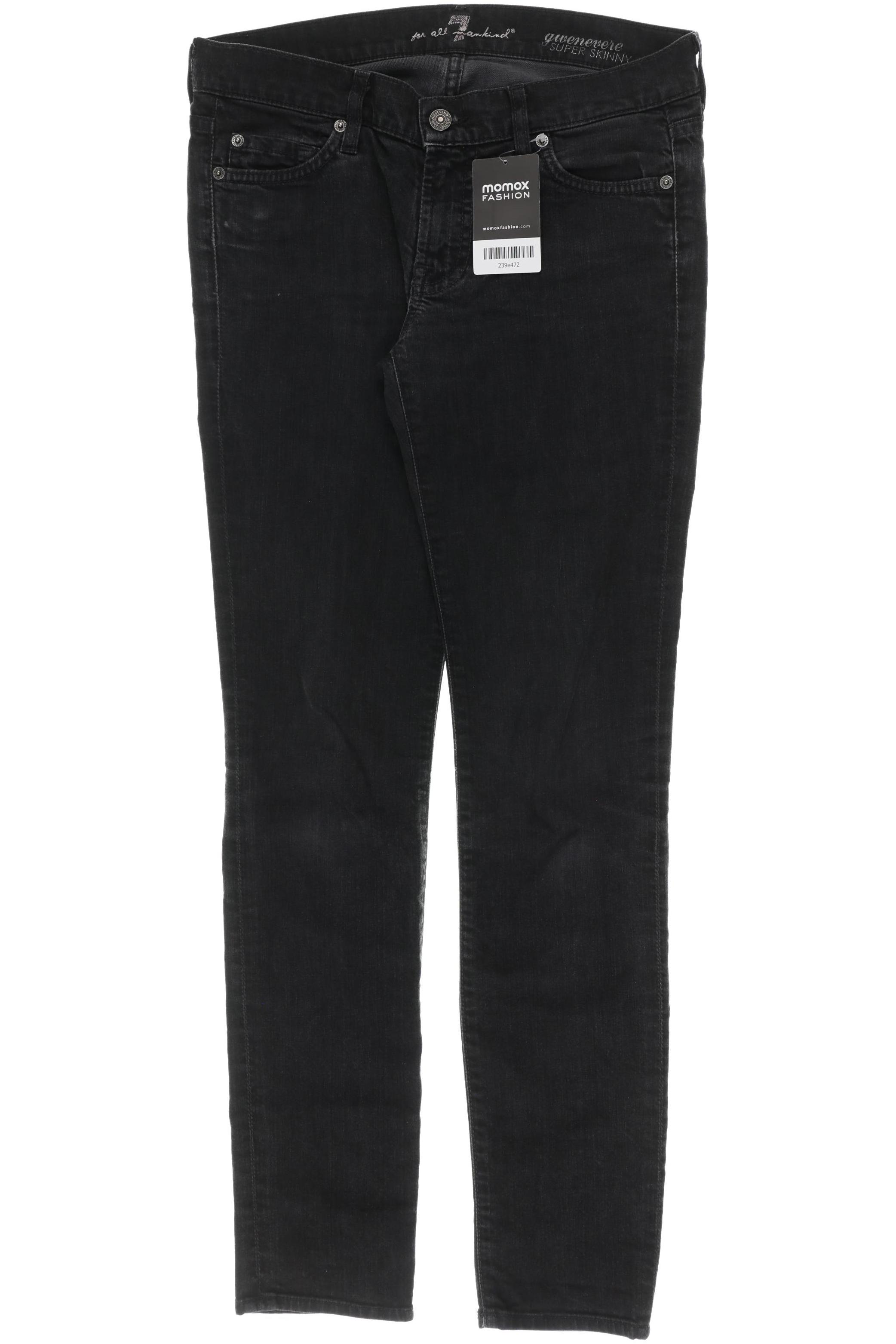 

7 for all mankind Damen Jeans, schwarz, Gr. 26