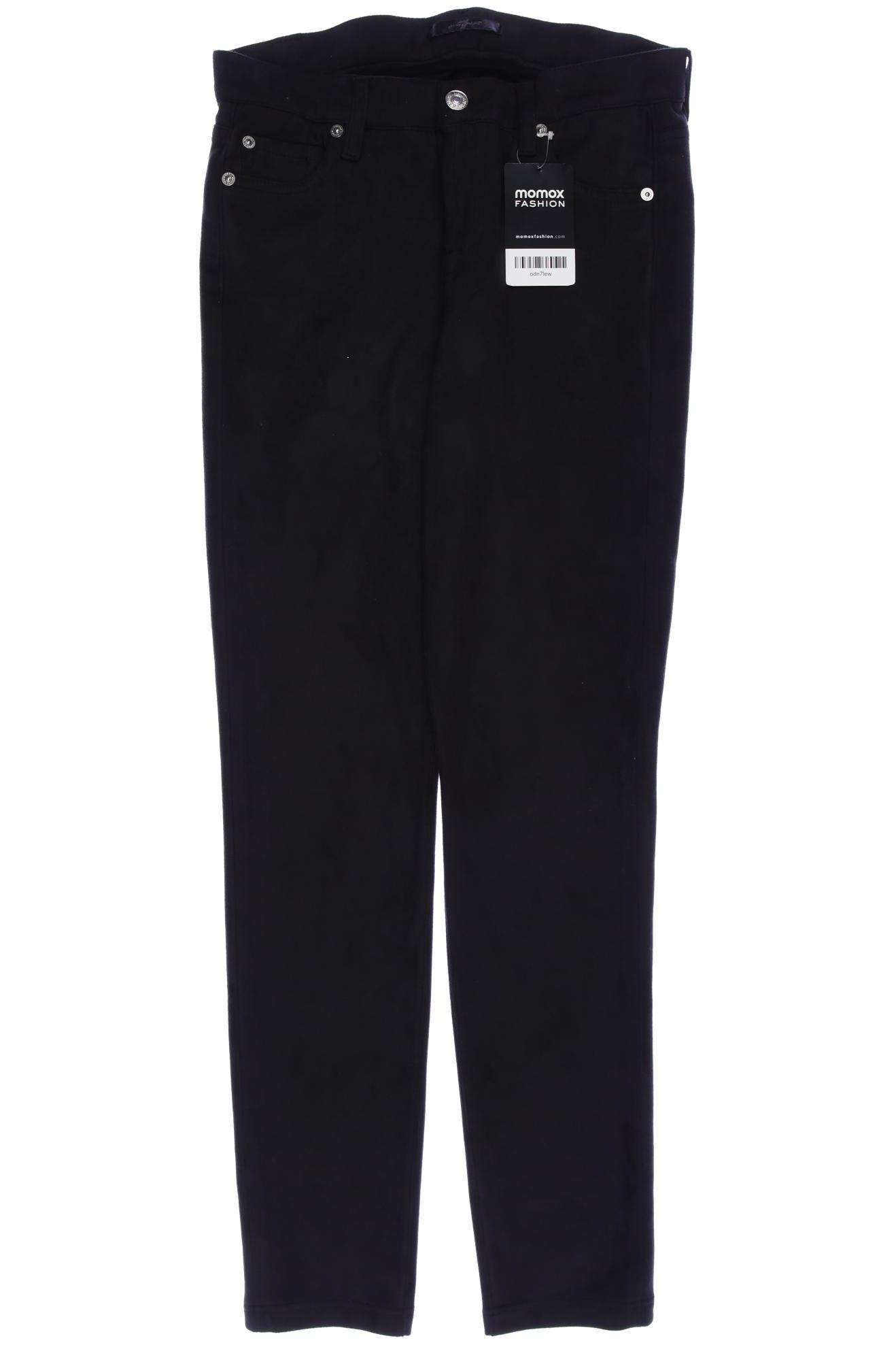 

7 for all mankind Damen Stoffhose, schwarz