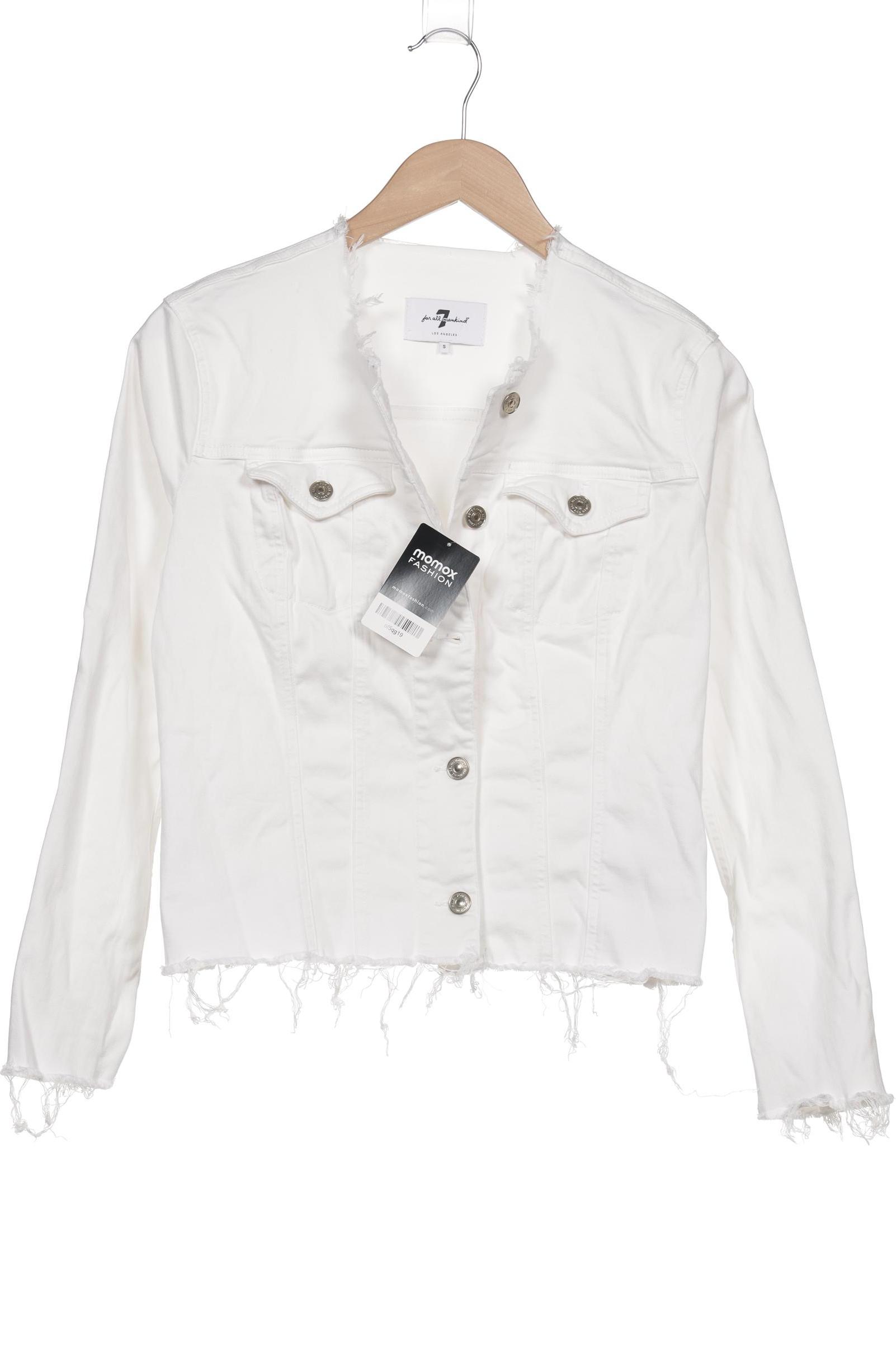 

7 for all mankind Damen Jacke, weiß, Gr. 36