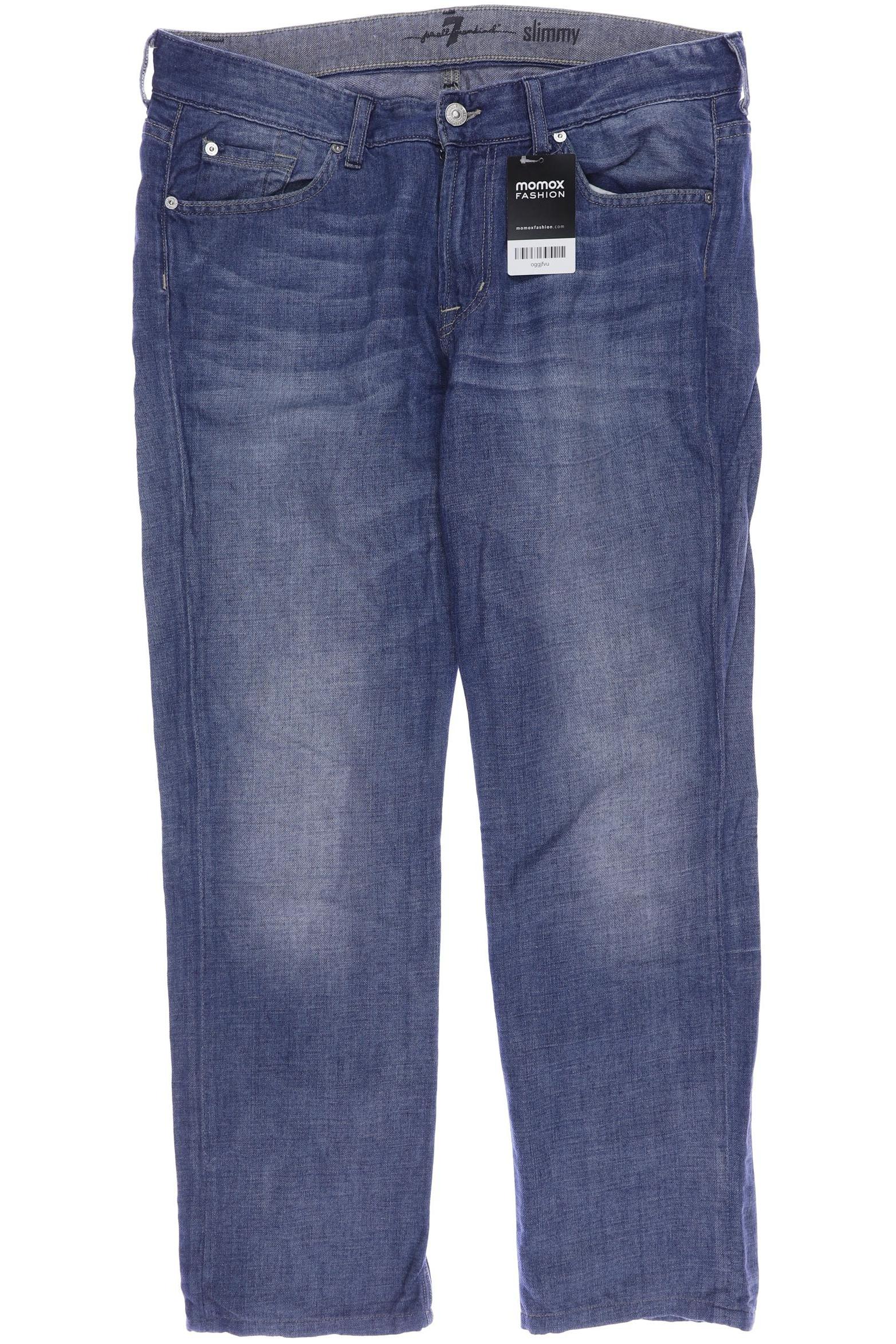 

7 for all mankind Herren Jeans, blau