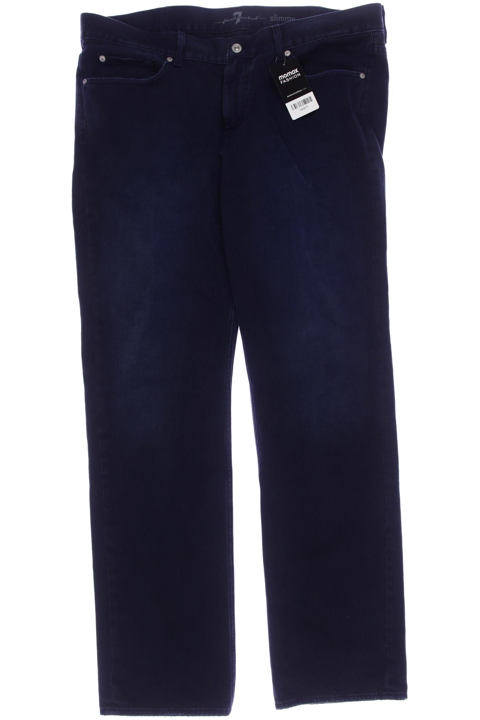 

7 for all mankind Herren Stoffhose, marineblau, Gr. 38