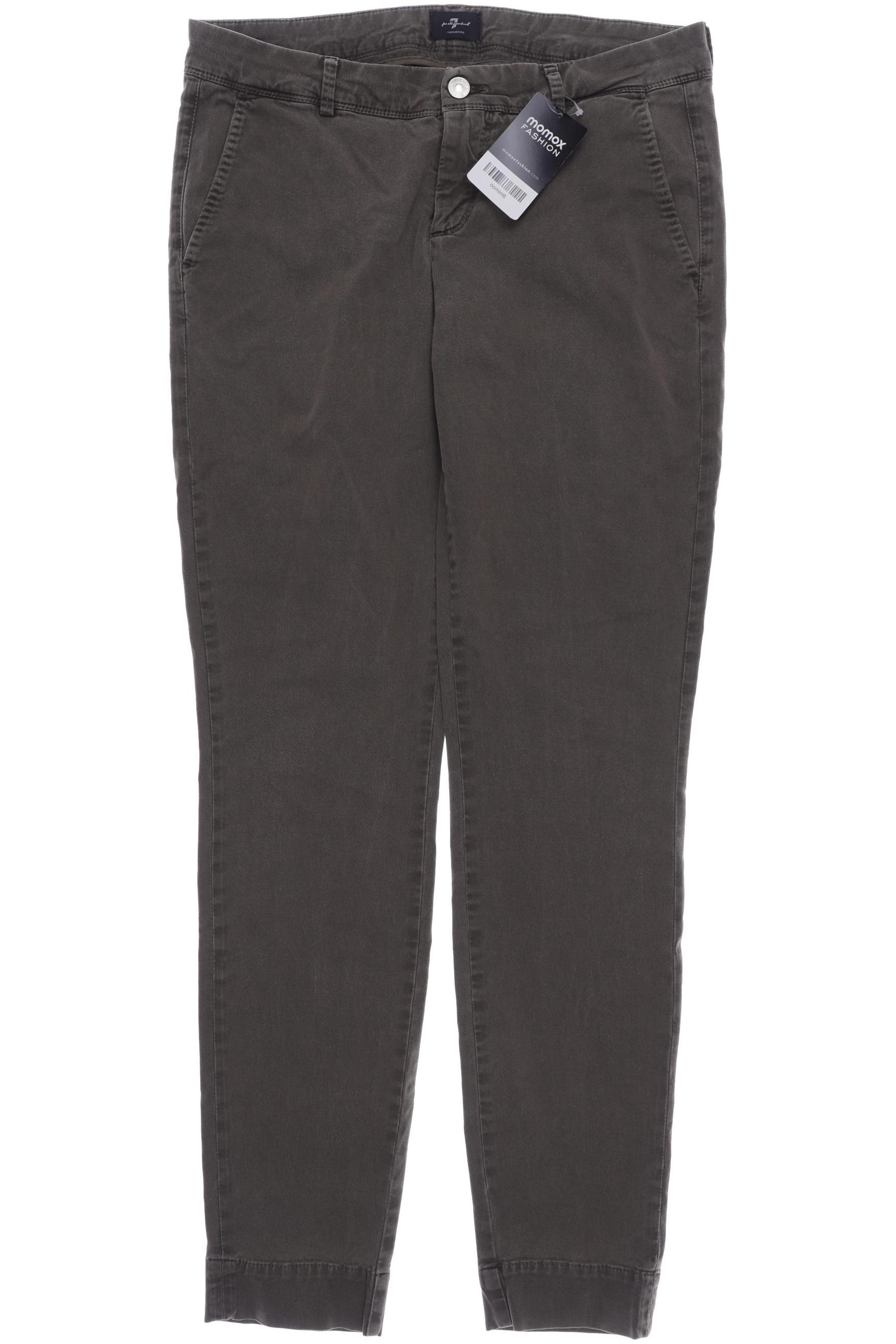

7 for all mankind Damen Stoffhose, braun