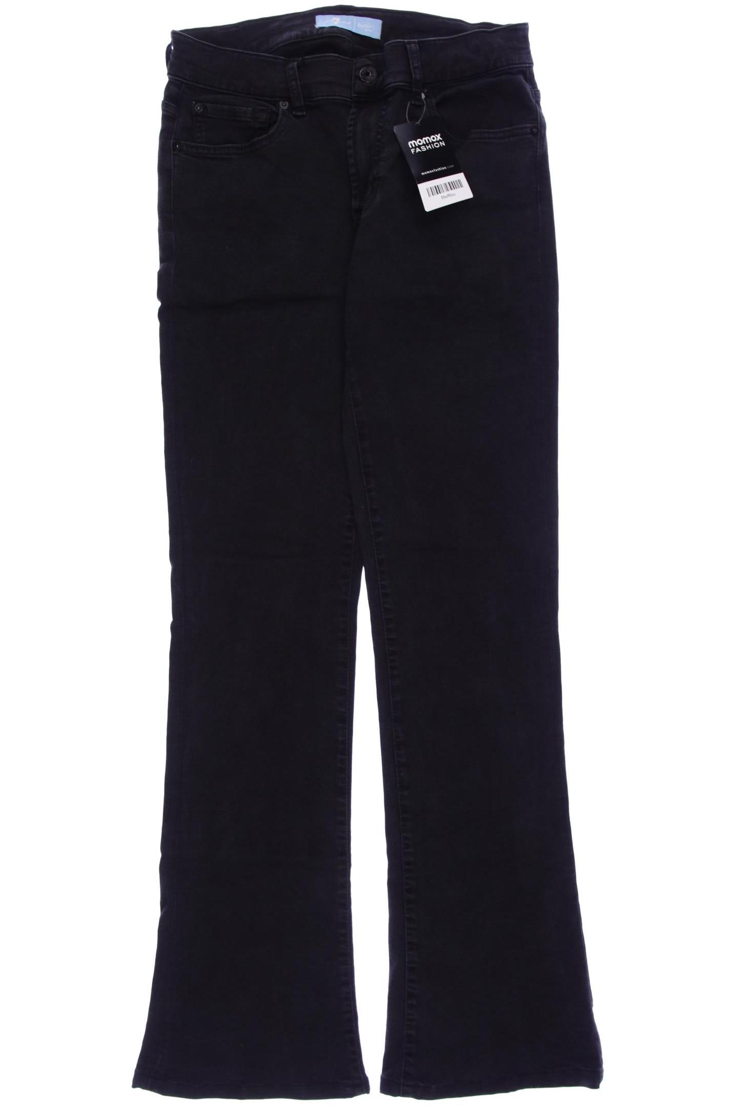

7 for all mankind Damen Jeans, schwarz