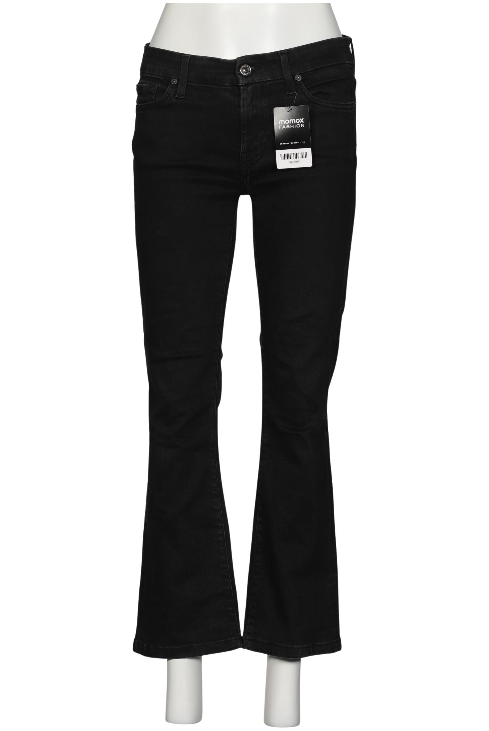 

7 for all mankind Damen Jeans, schwarz, Gr. 28