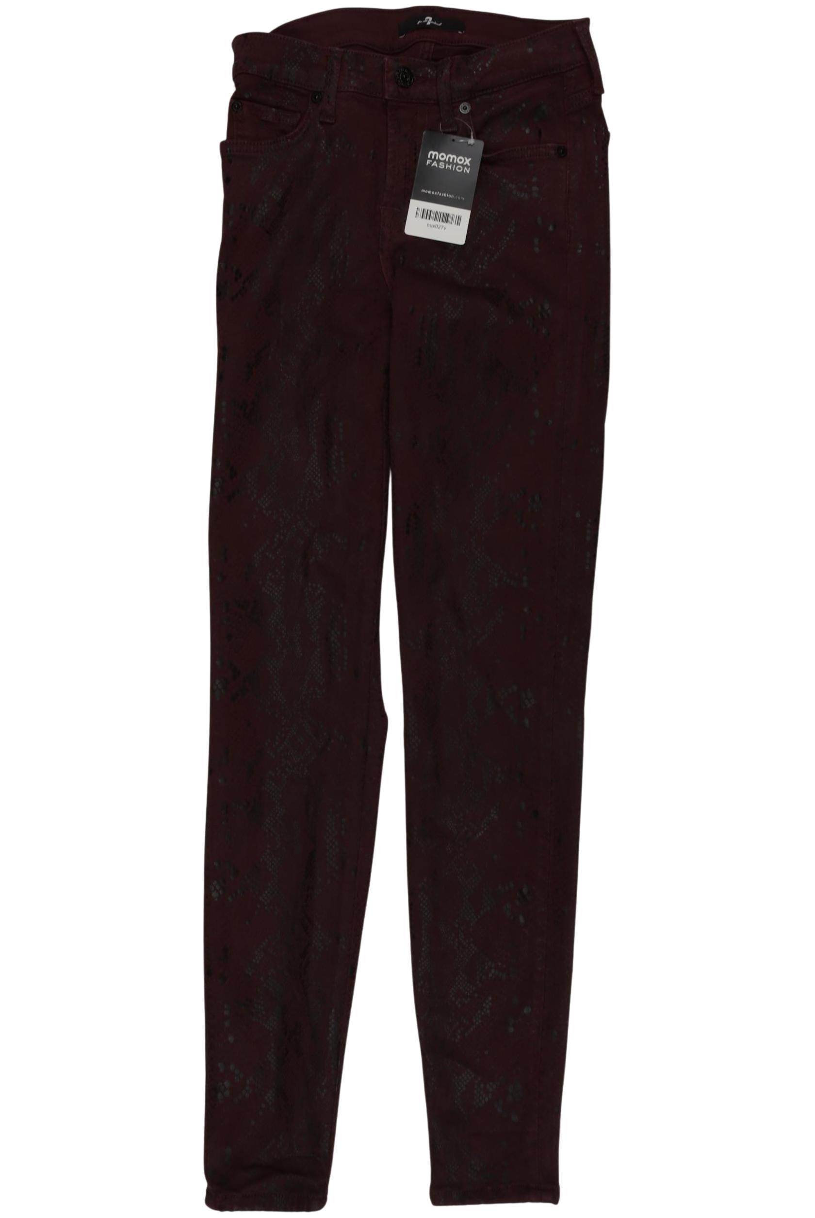 

7 for all mankind Damen Jeans, bordeaux, Gr. 26