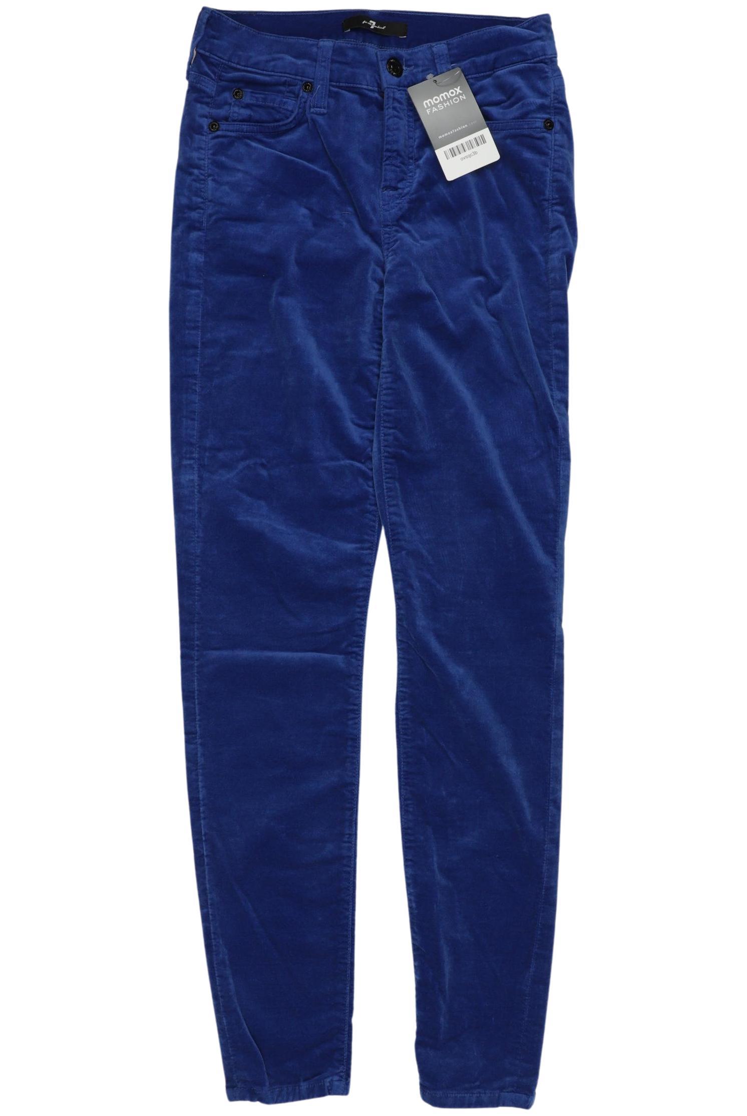 

7 for all mankind Damen Stoffhose, blau, Gr. 25