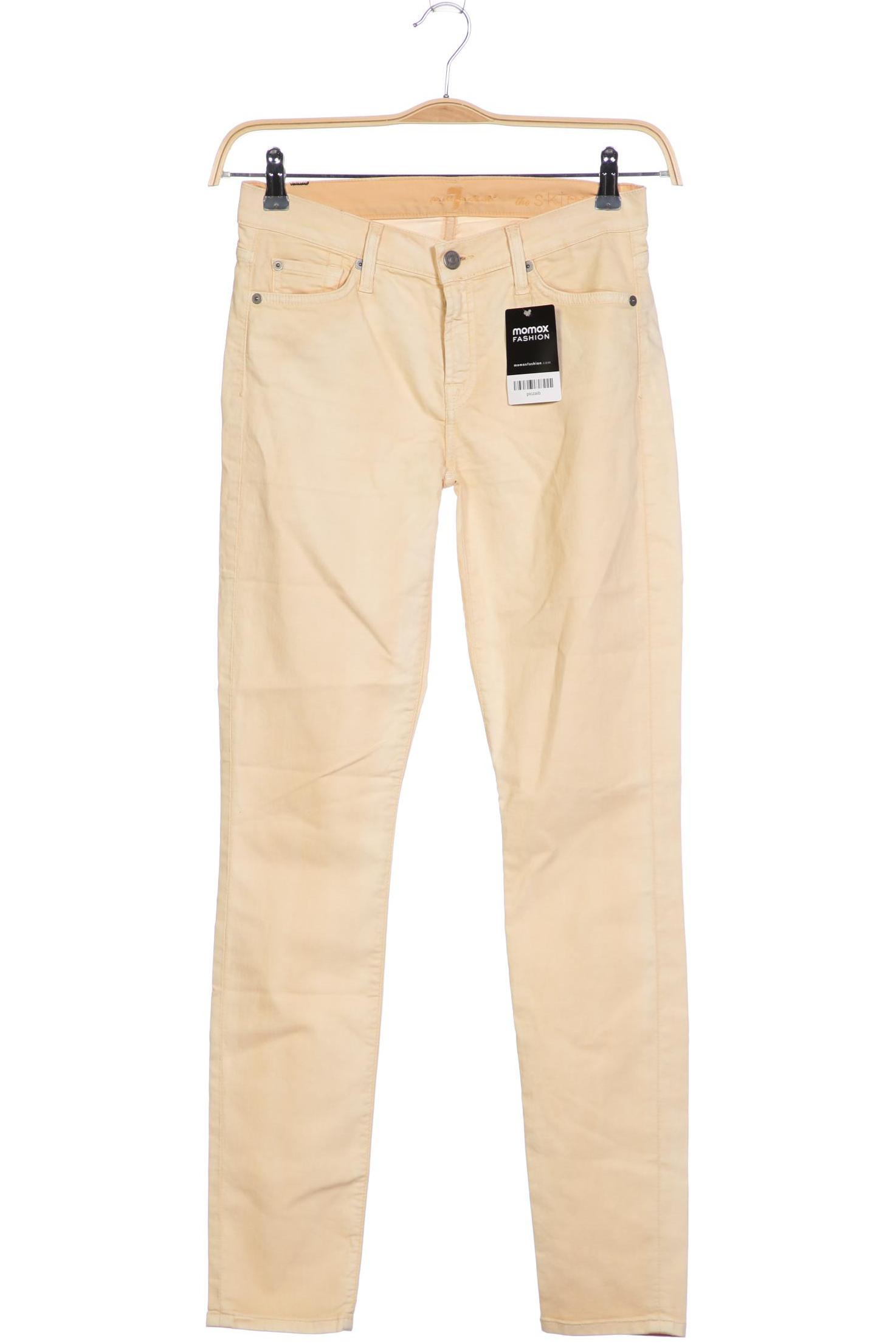 

7 for all mankind Damen Stoffhose, beige, Gr. 27