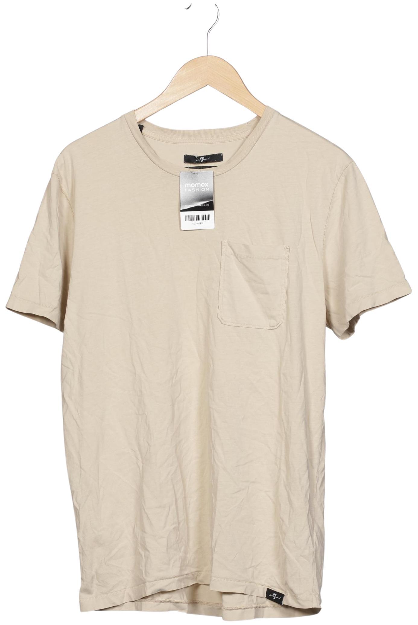 

7 for all mankind Herren T-Shirt, beige, Gr. 48