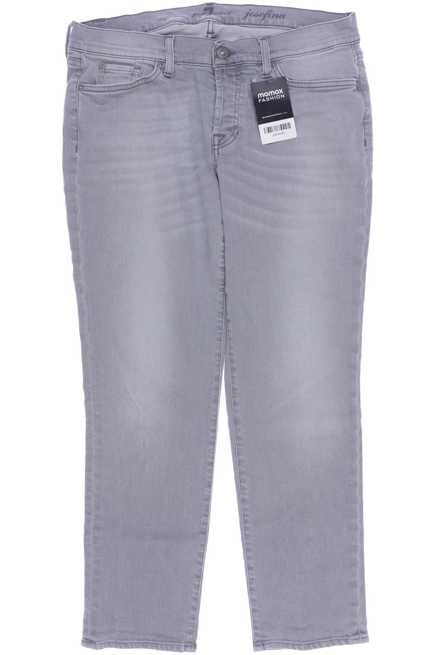 

7 for all mankind Damen Jeans, grau, Gr. 40