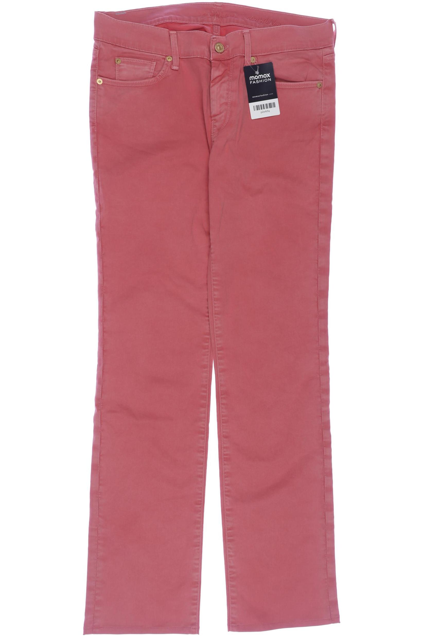 

7 for all mankind Damen Jeans, rot, Gr. 31