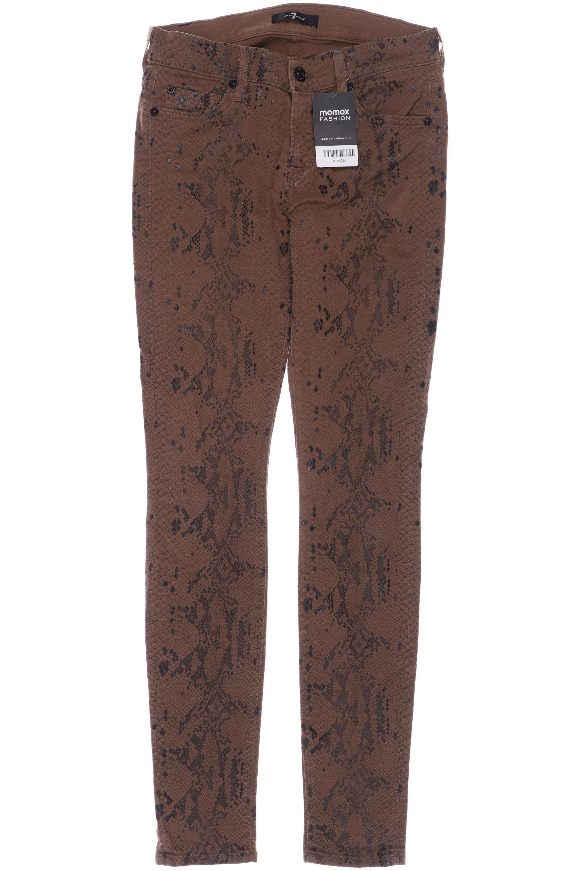 

7 for all mankind Damen Stoffhose, braun, Gr. 27