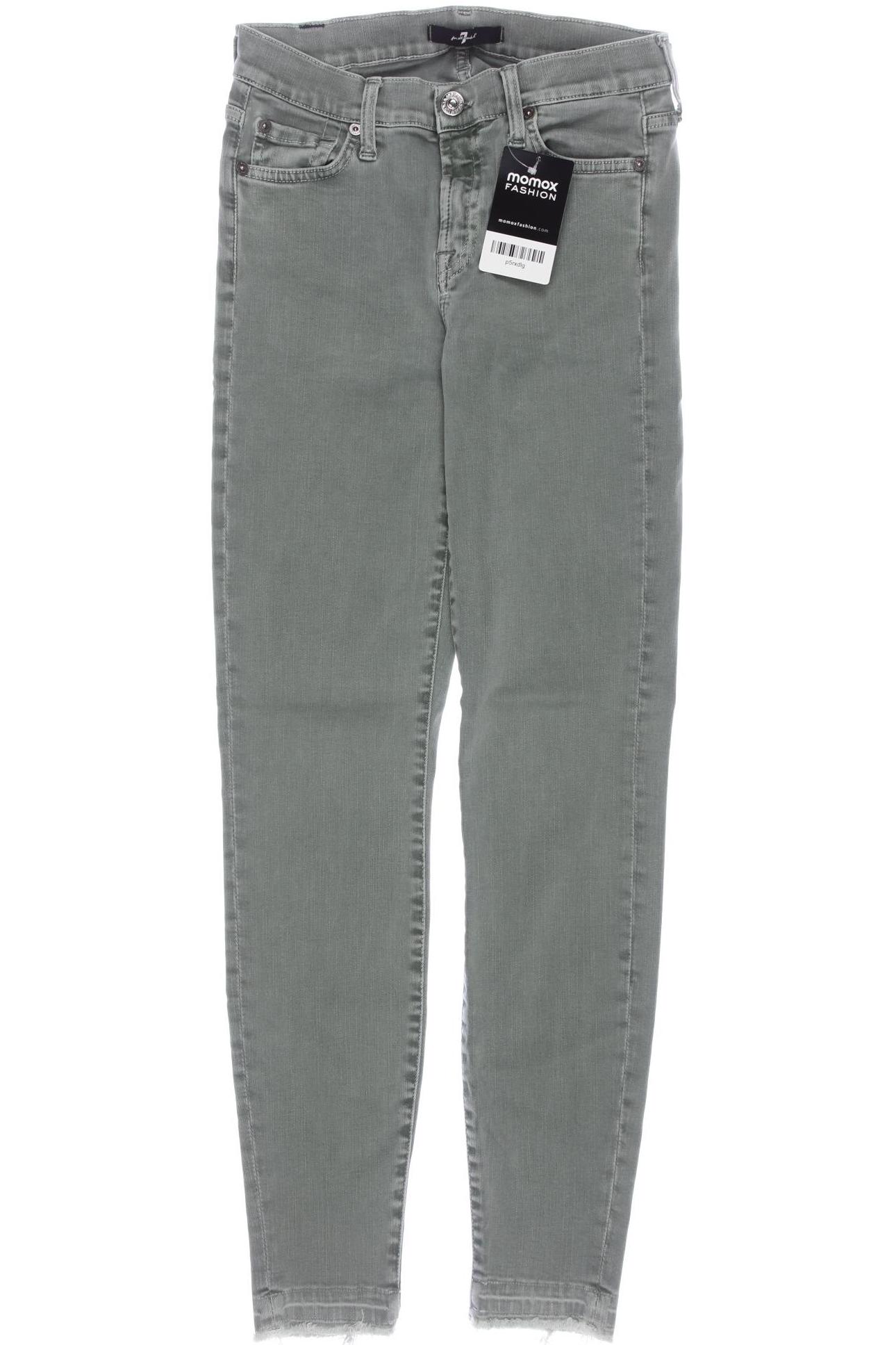 

7 for all mankind Damen Jeans, hellgrün, Gr. 27