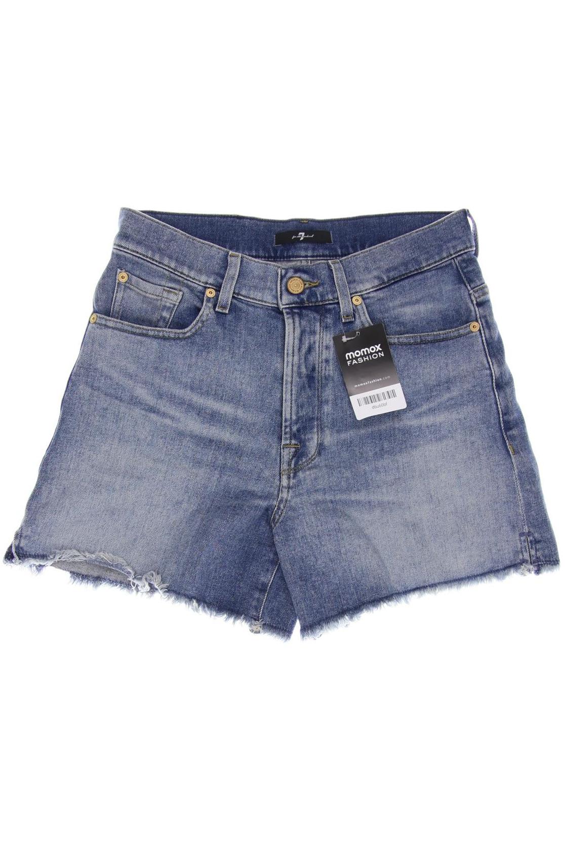 

7 for all mankind Damen Shorts, blau, Gr. 36