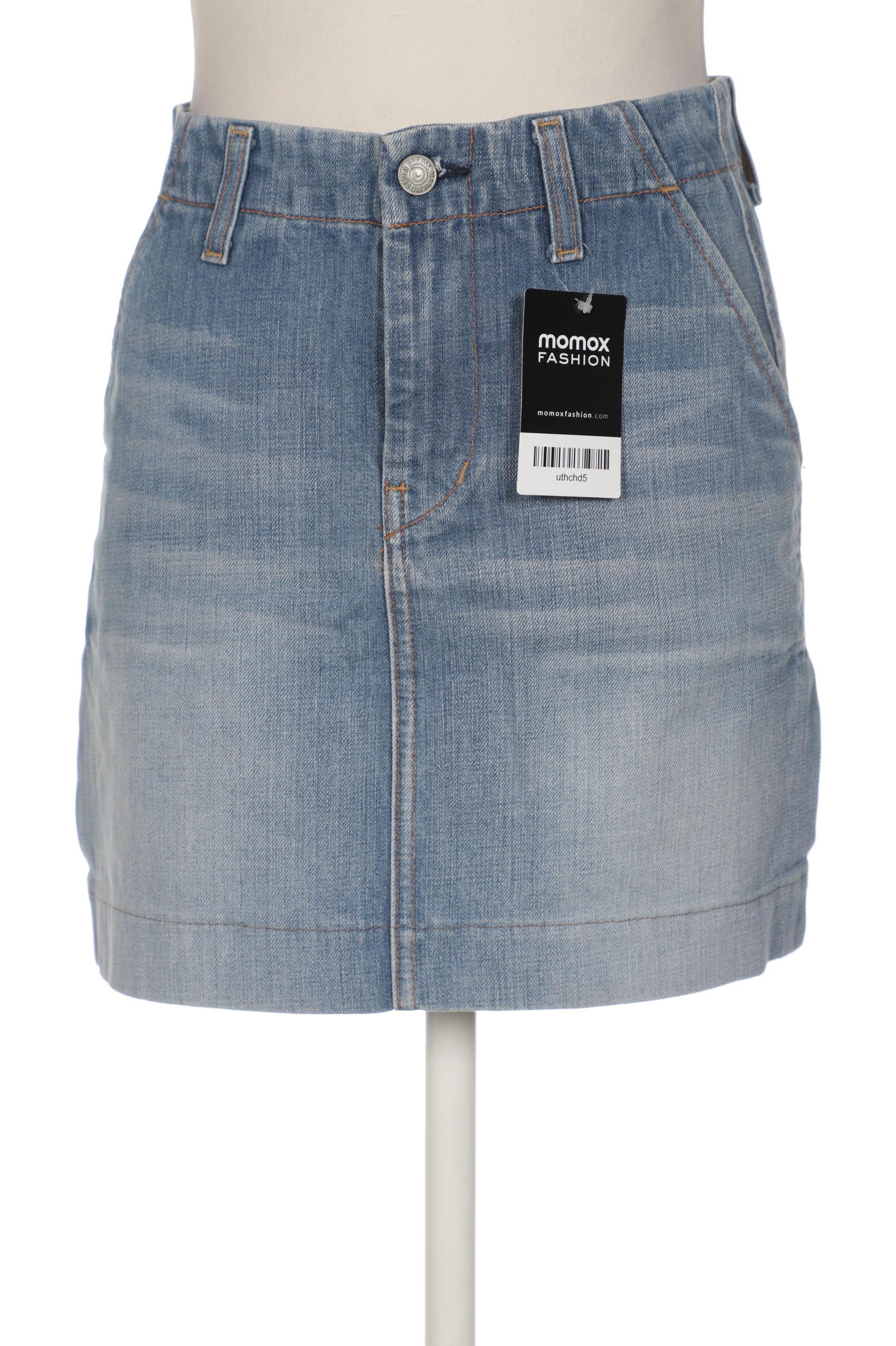 

7 for all mankind Damen Rock, blau, Gr. 38